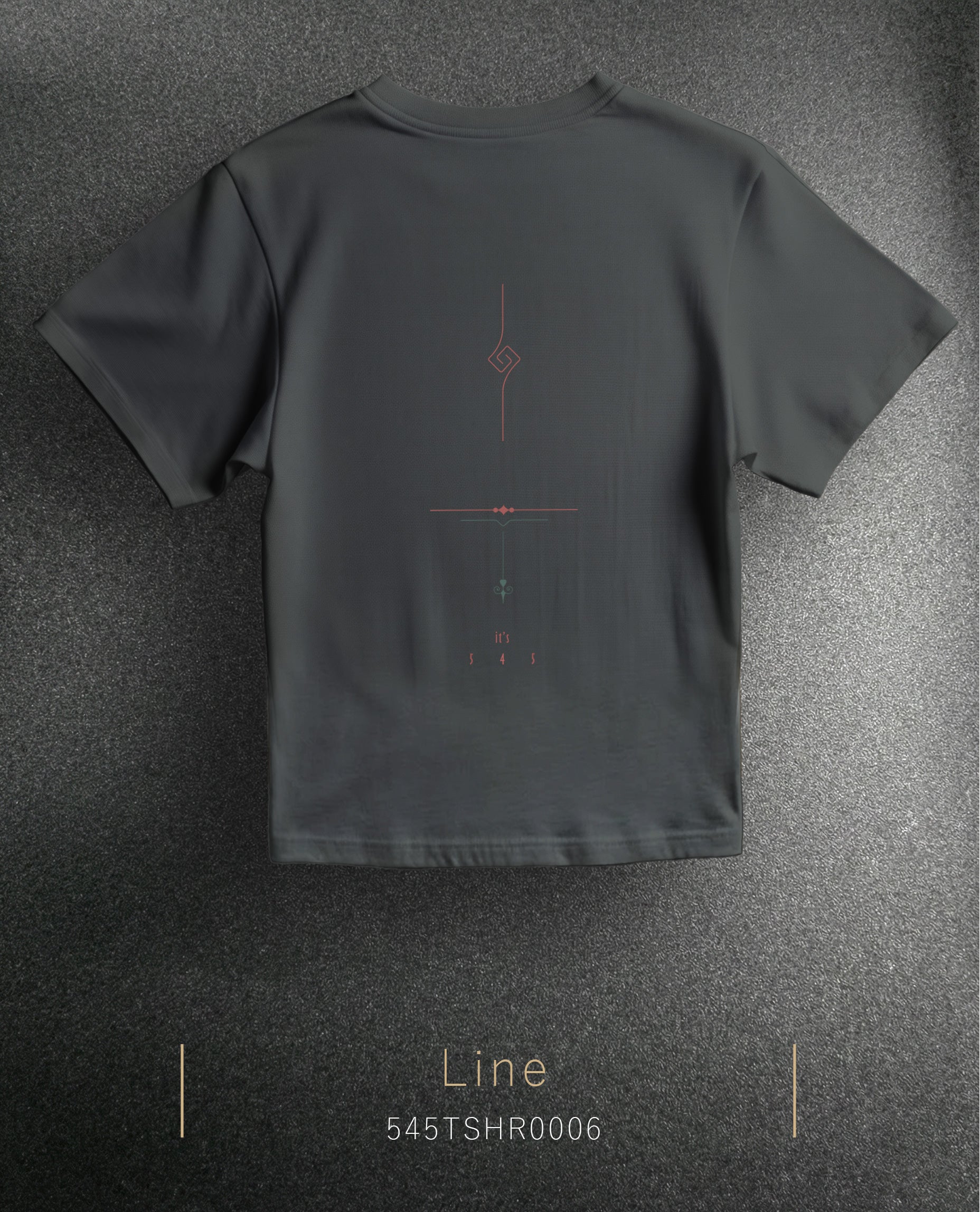 Line Regular Size T-Shirt (T-Shirt) 7 Colors