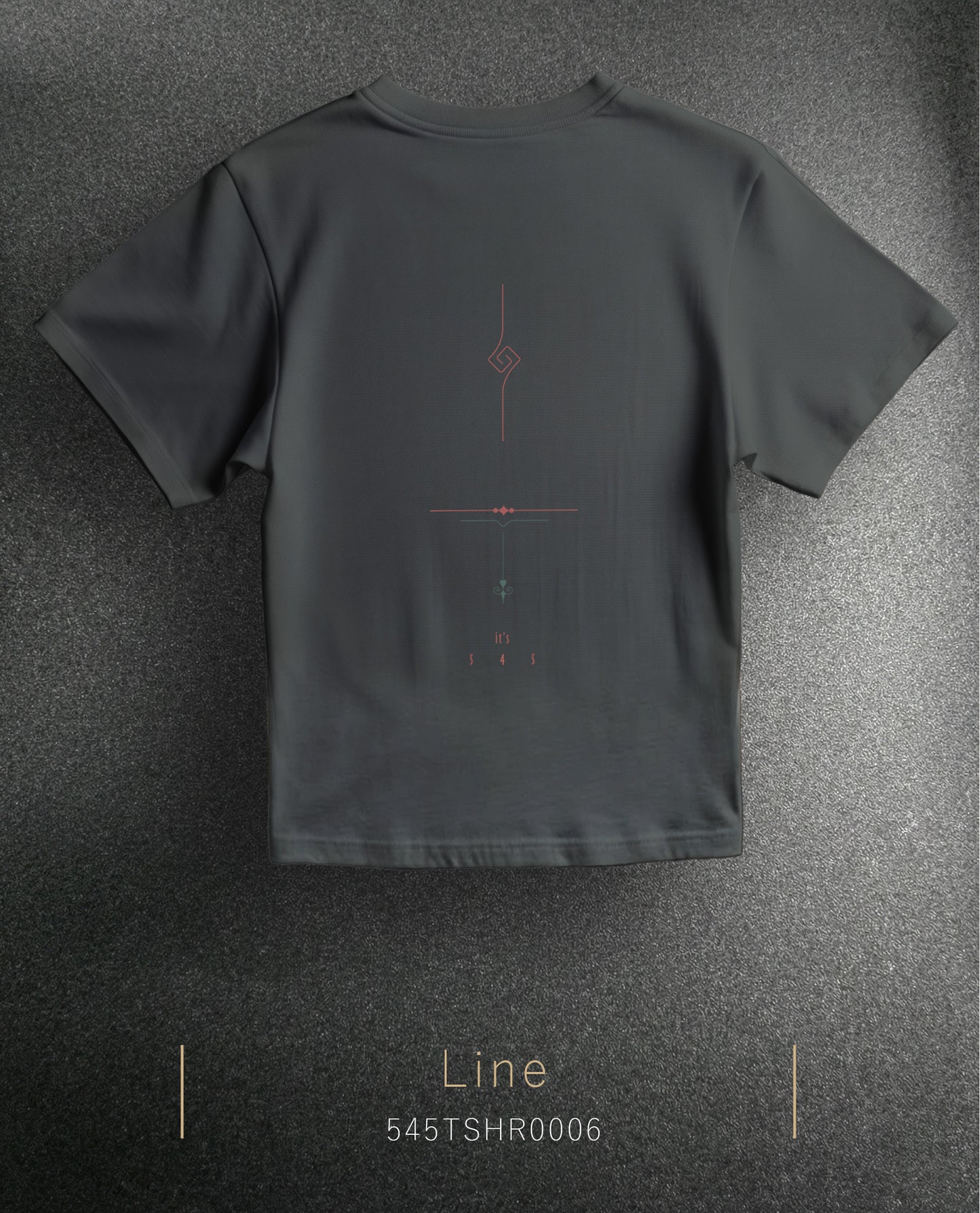 Line Regular Size T-Shirt (T-Shirt) 7 Colors