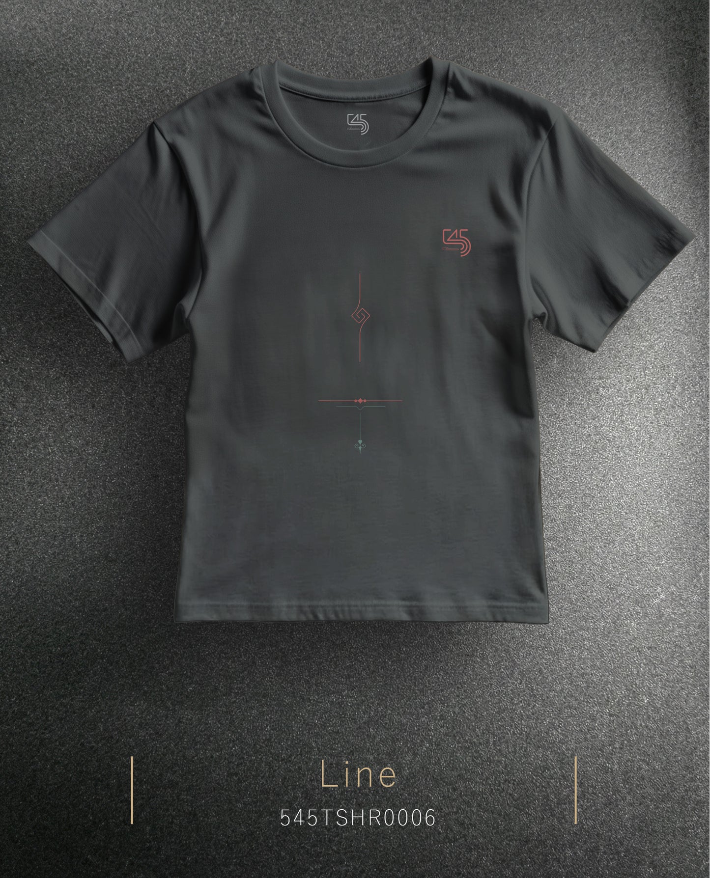 Line Regular Size T-Shirt (T-Shirt) 7 Colors