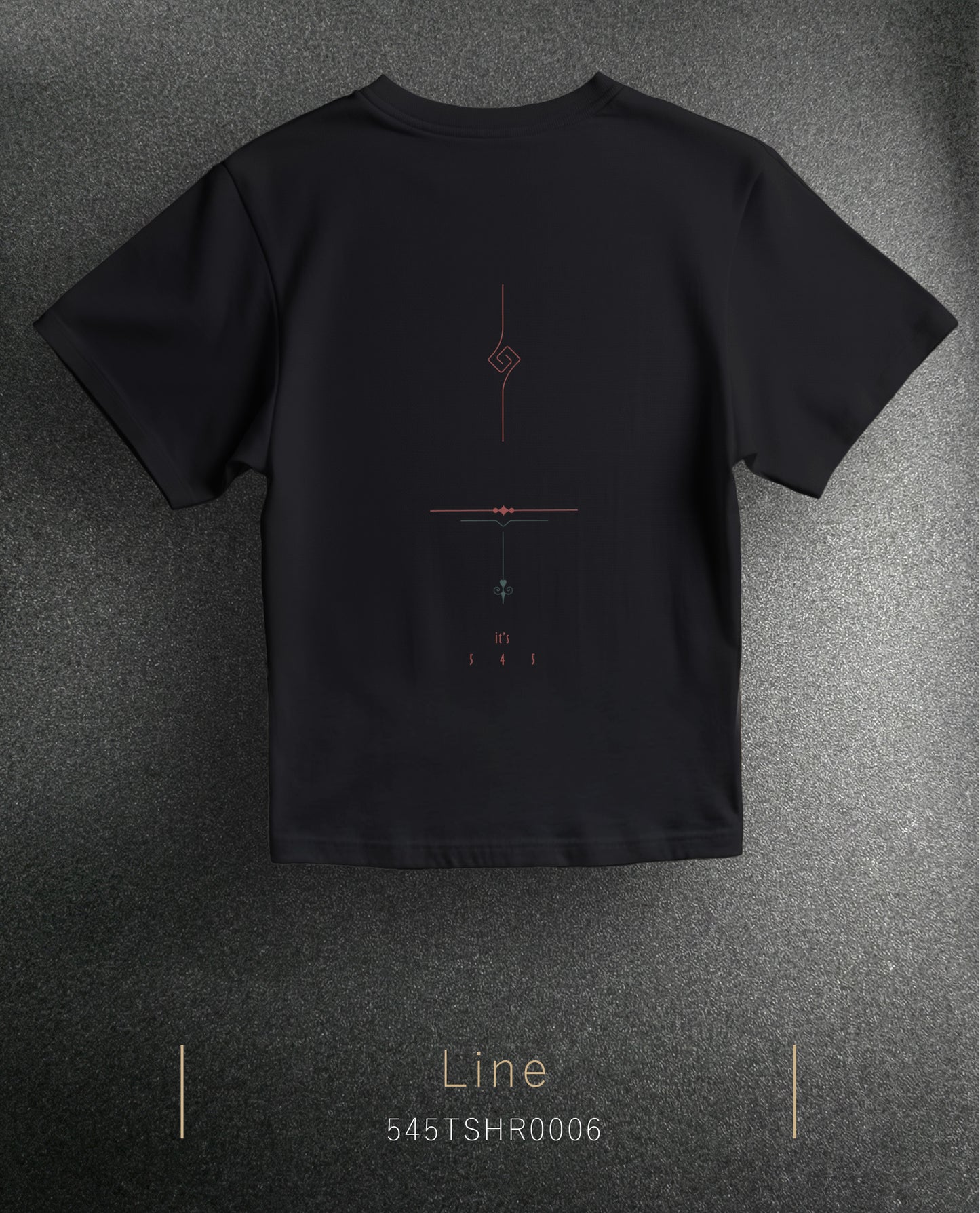 Line Regular Size T-Shirt (T-Shirt) 7 Colors