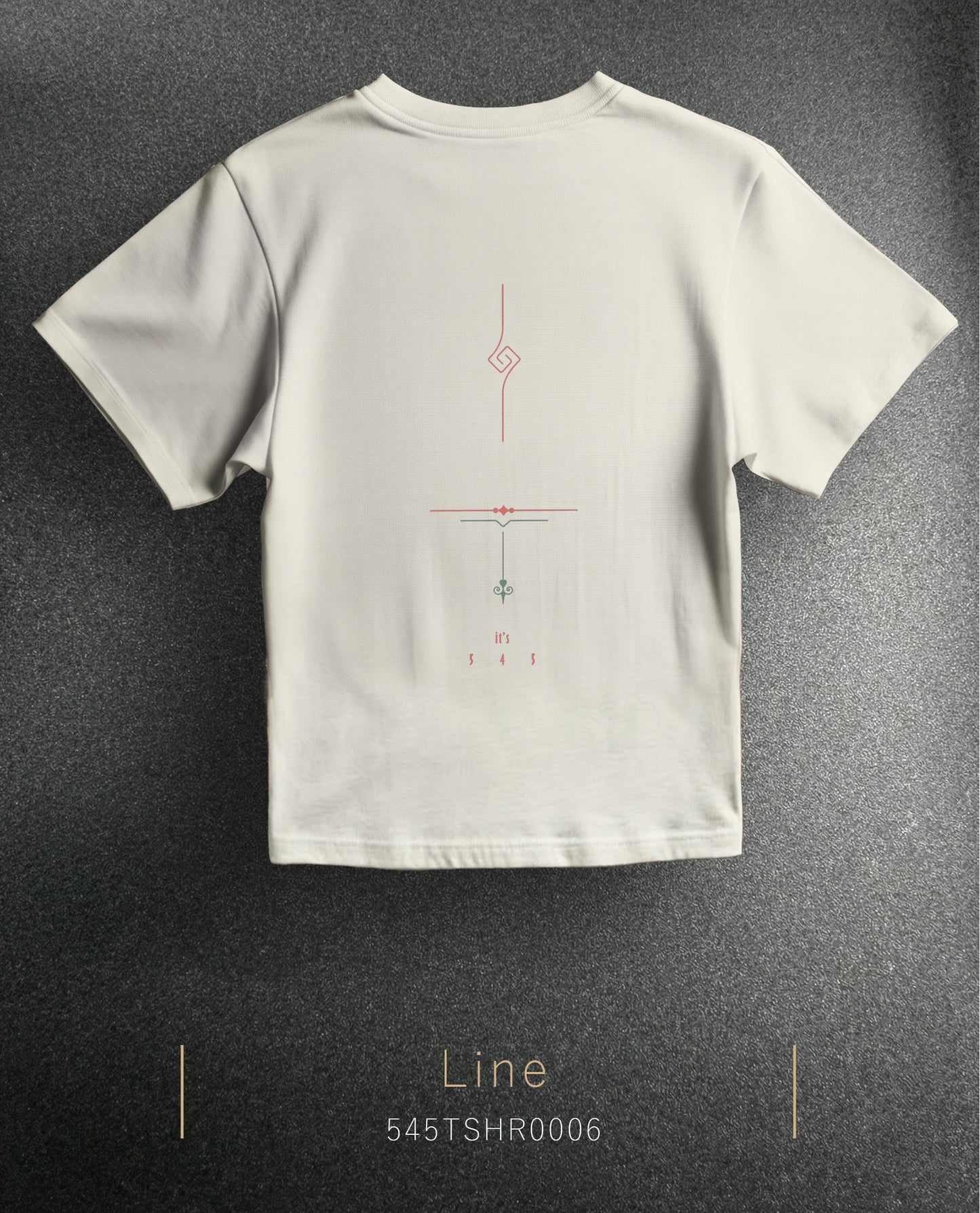 Line Regular Size T-Shirt (T-Shirt) 7 Colors