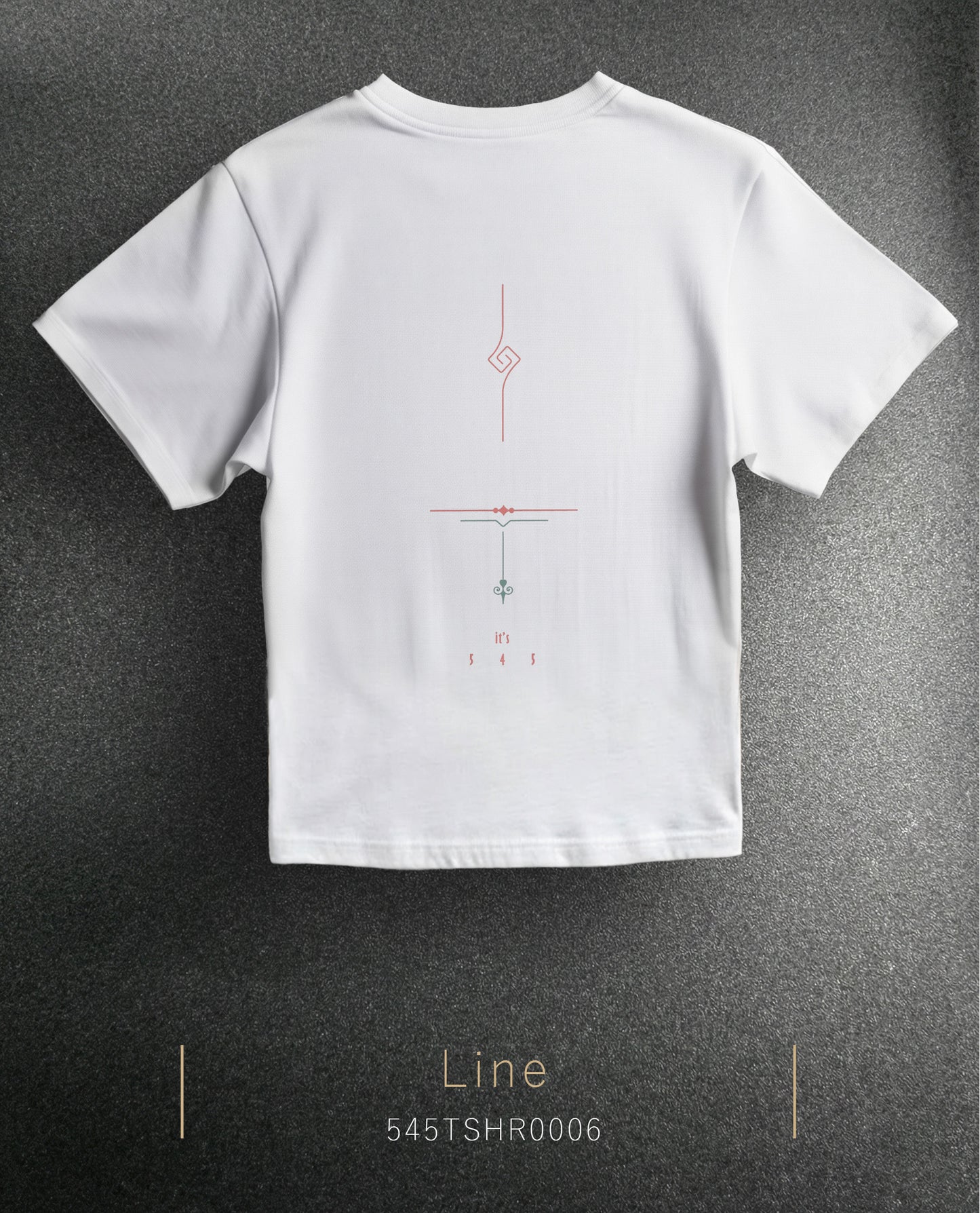 Line Regular Size T-Shirt (T-Shirt) 7 Colors