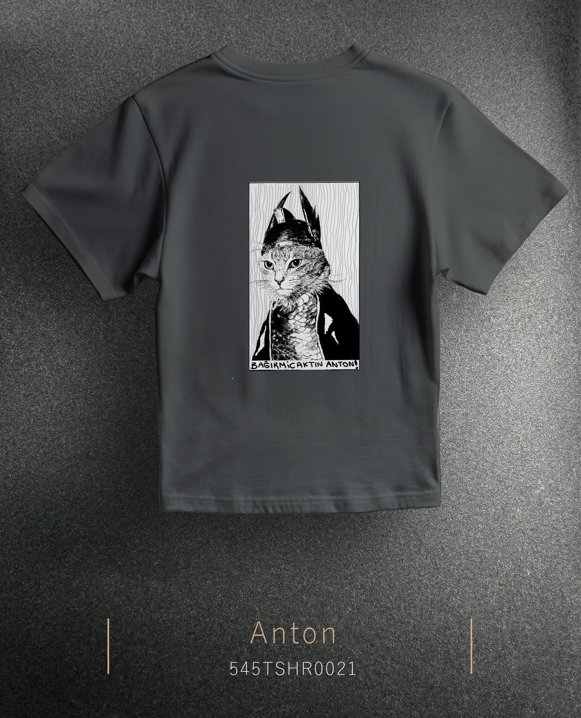 The Cat Anton Regular Size T-Shirt (Tişört) 7 Renk