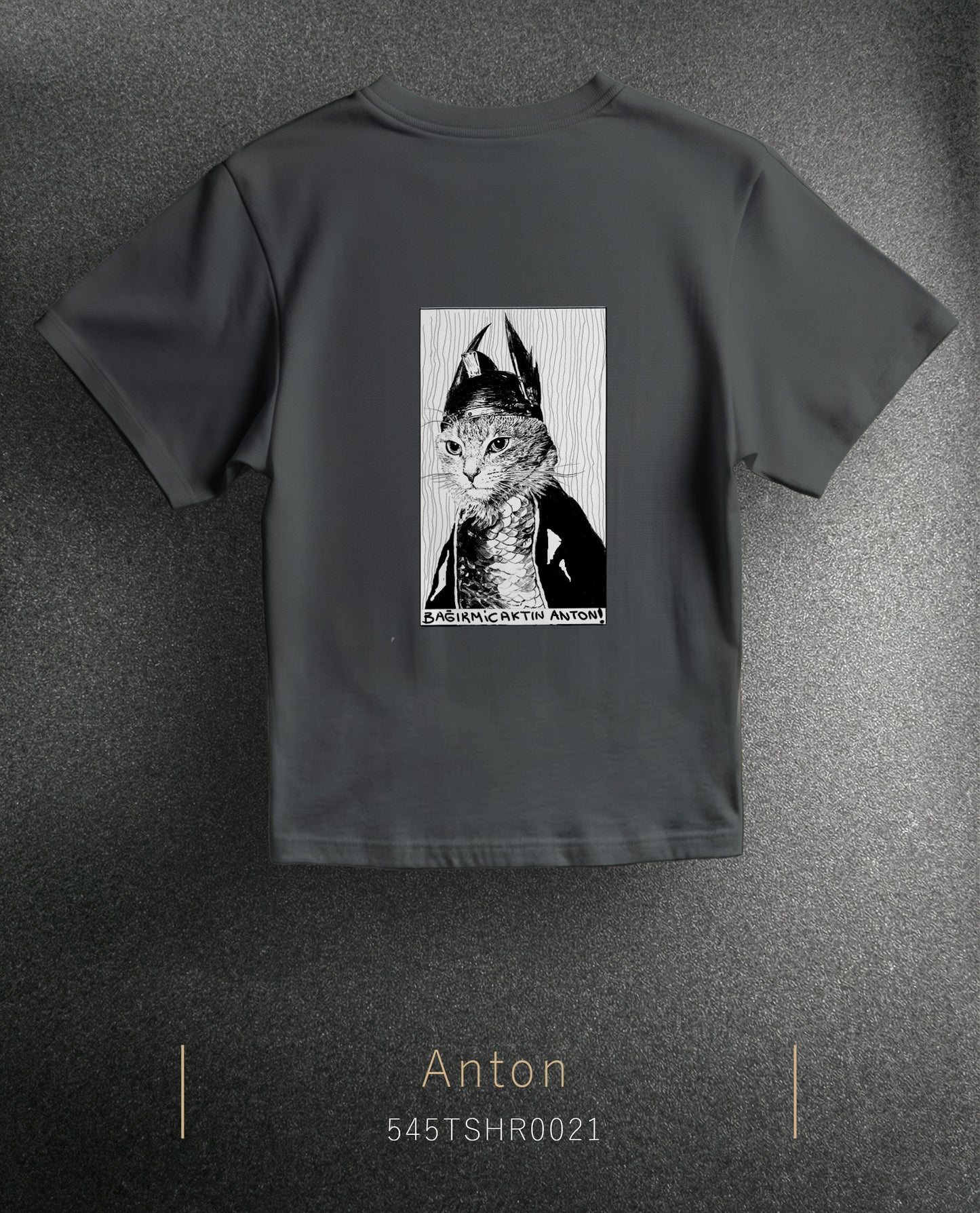 The Cat Anton Regular Size T-Shirt (Tişört) 7 Renk