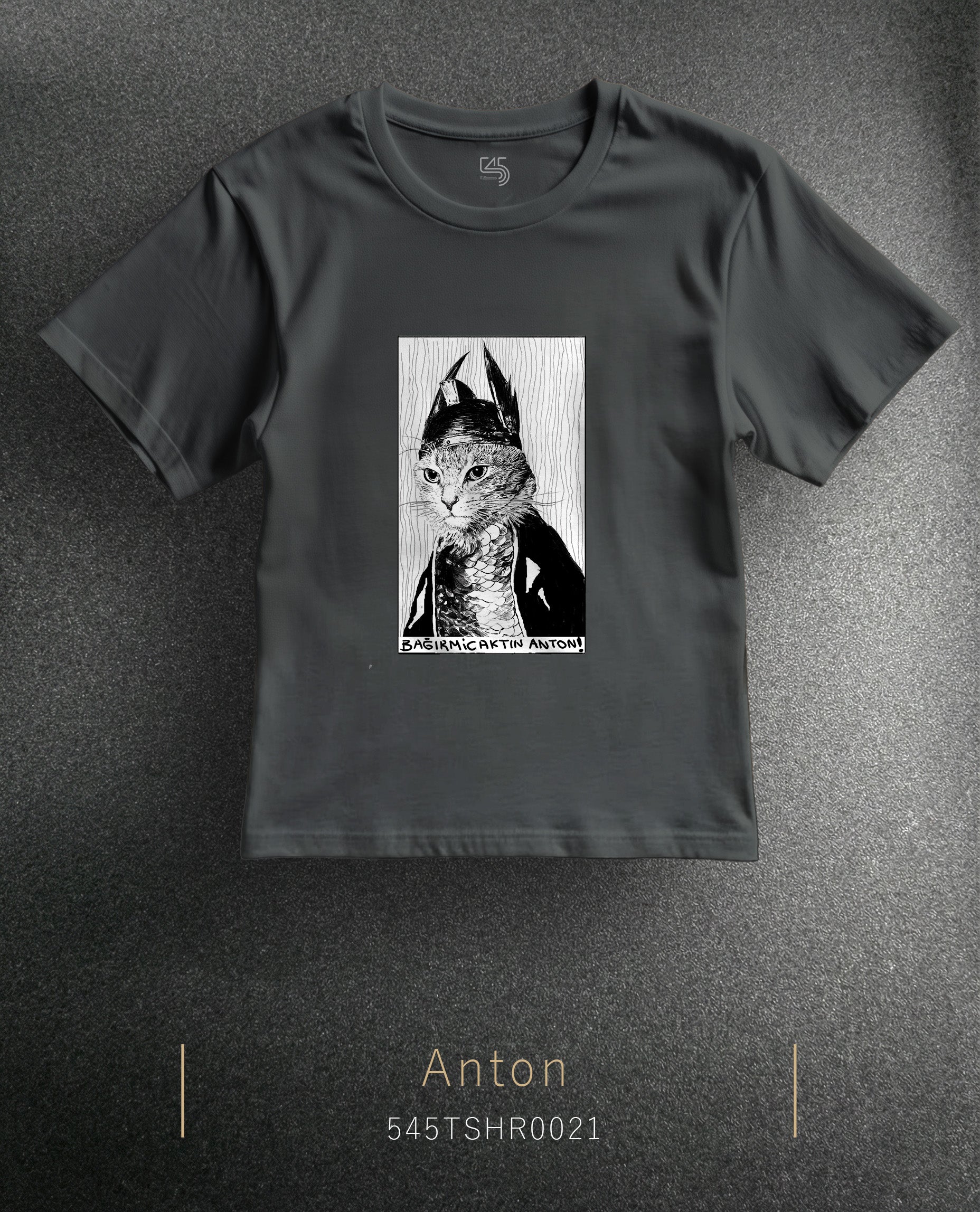 The Cat Anton Regular Size T-Shirt (Tişört) 7 Renk