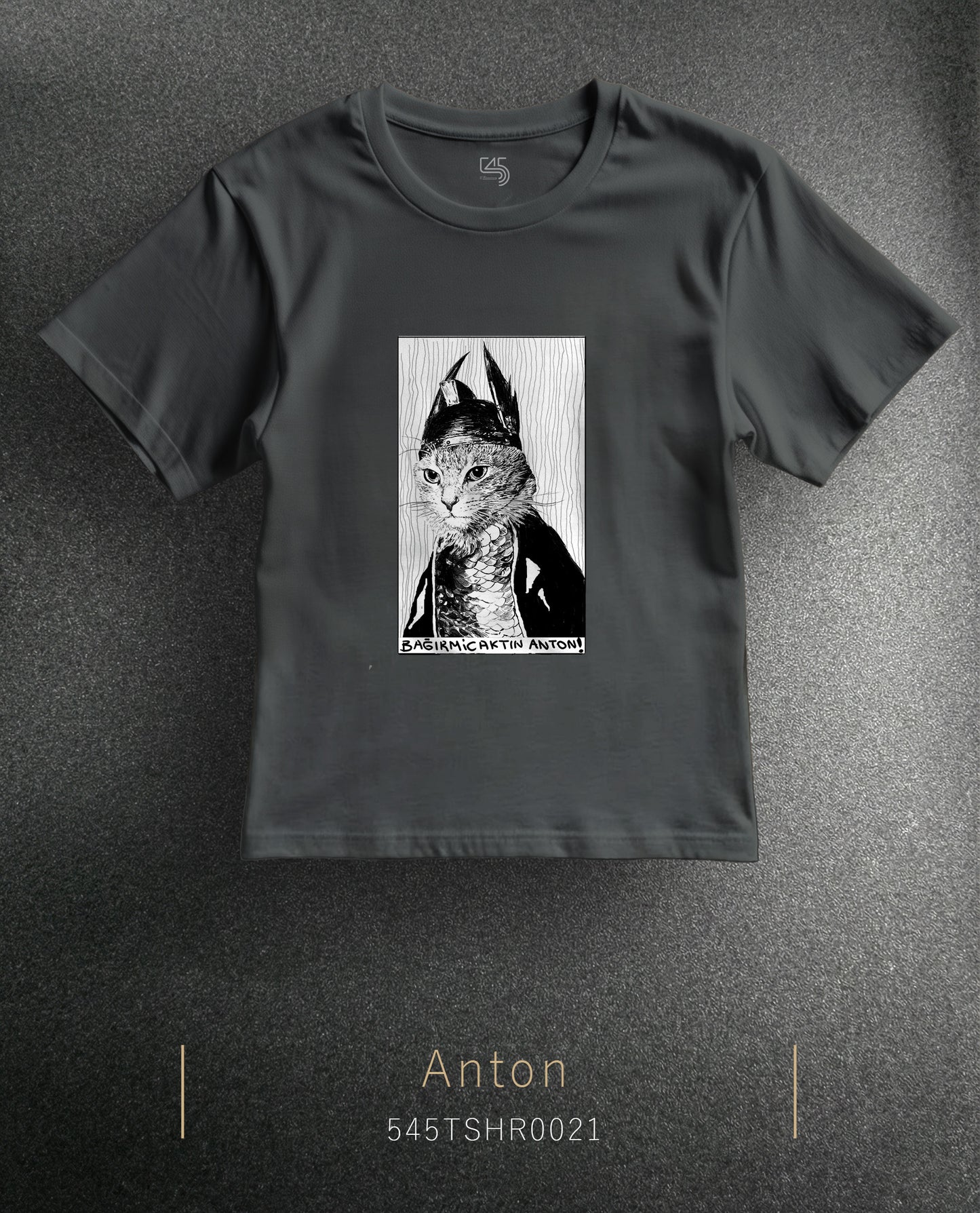 The Cat Anton Regular Size T-Shirt (Tişört) 7 Renk