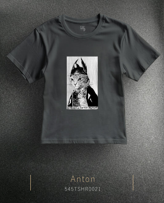 The Cat Anton Regular Size T-Shirt (Tişört) 7 Renk