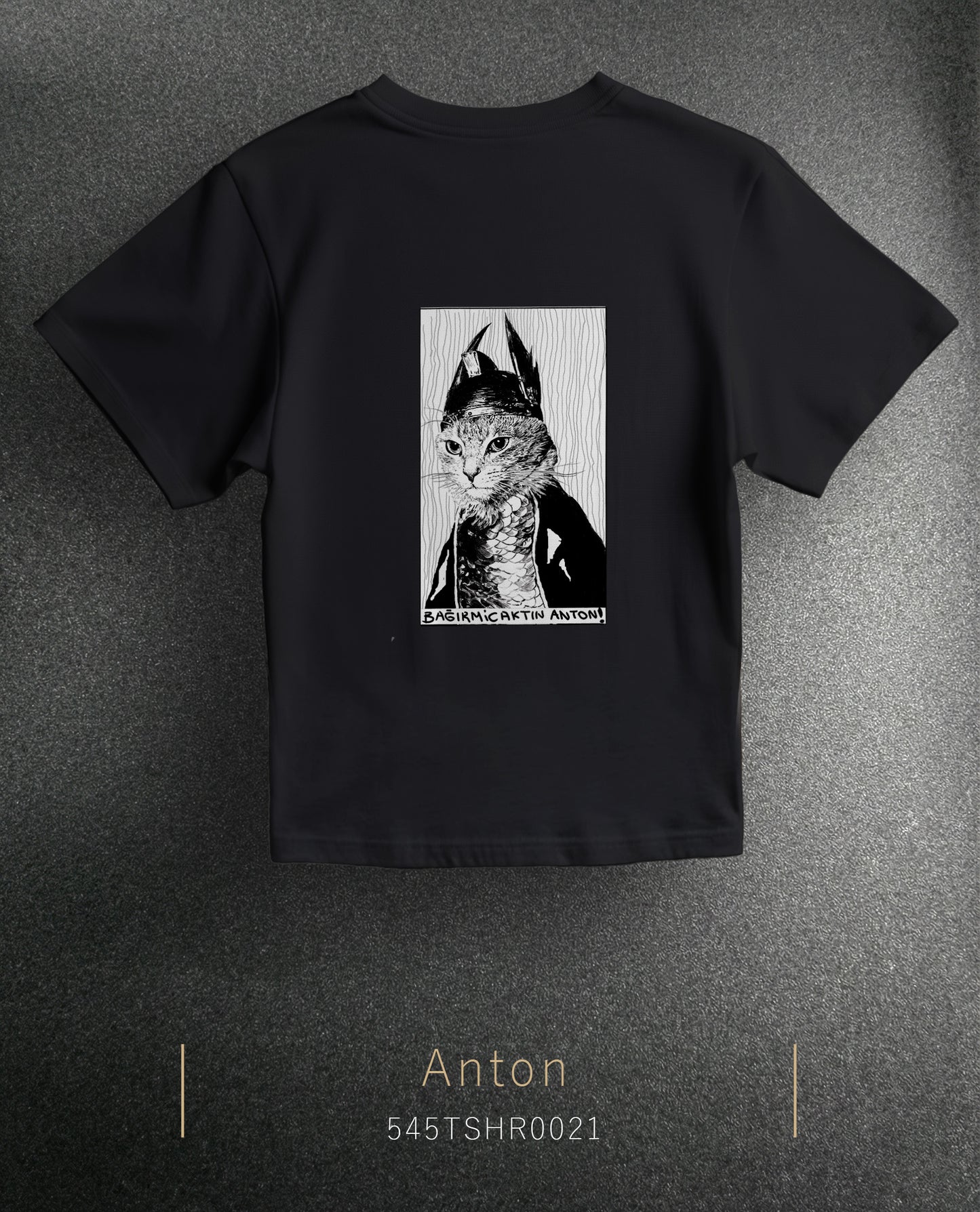 The Cat Anton Regular Size T-Shirt (Tişört) 7 Renk