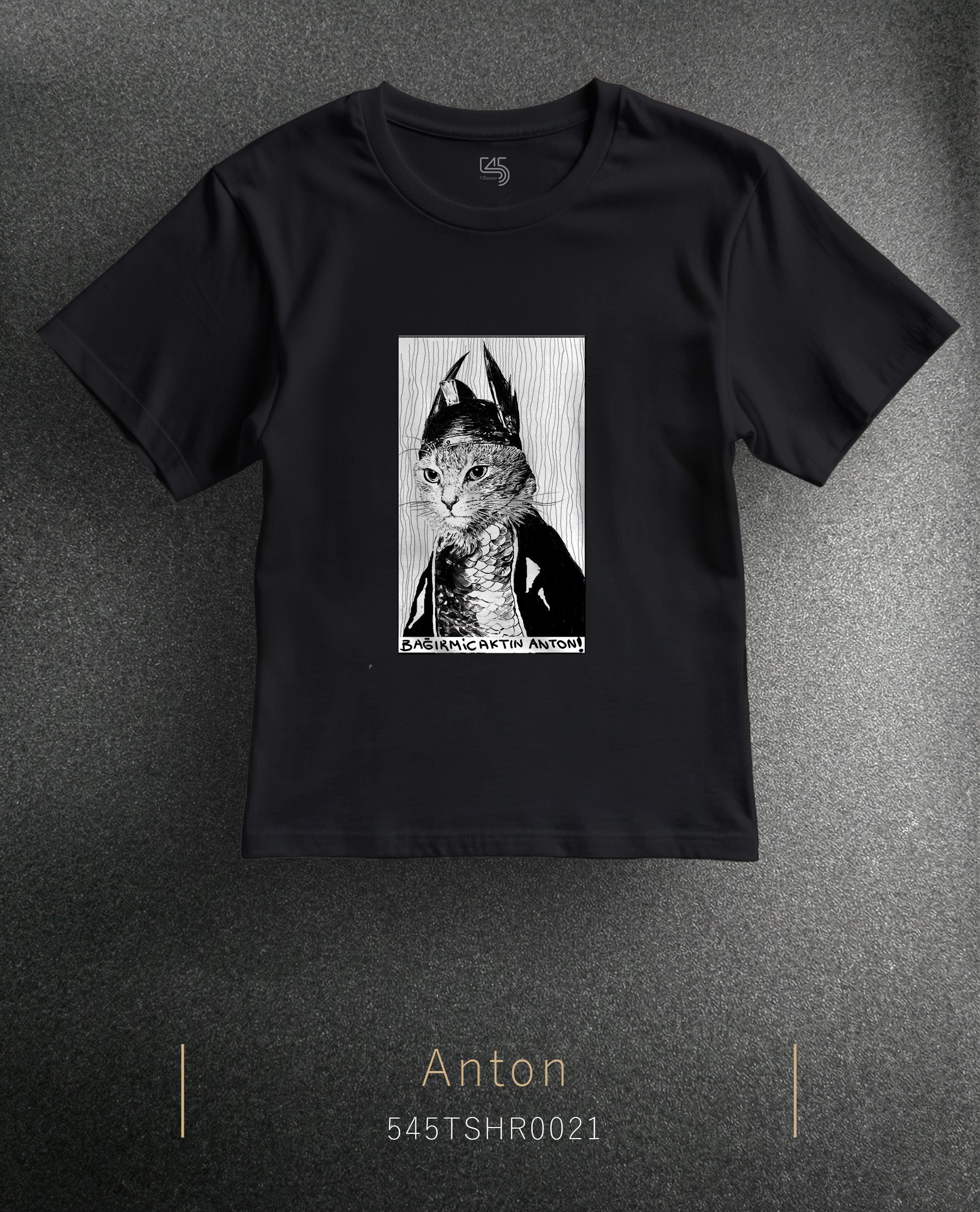The Cat Anton Regular Size T-Shirt (Tişört) 7 Renk