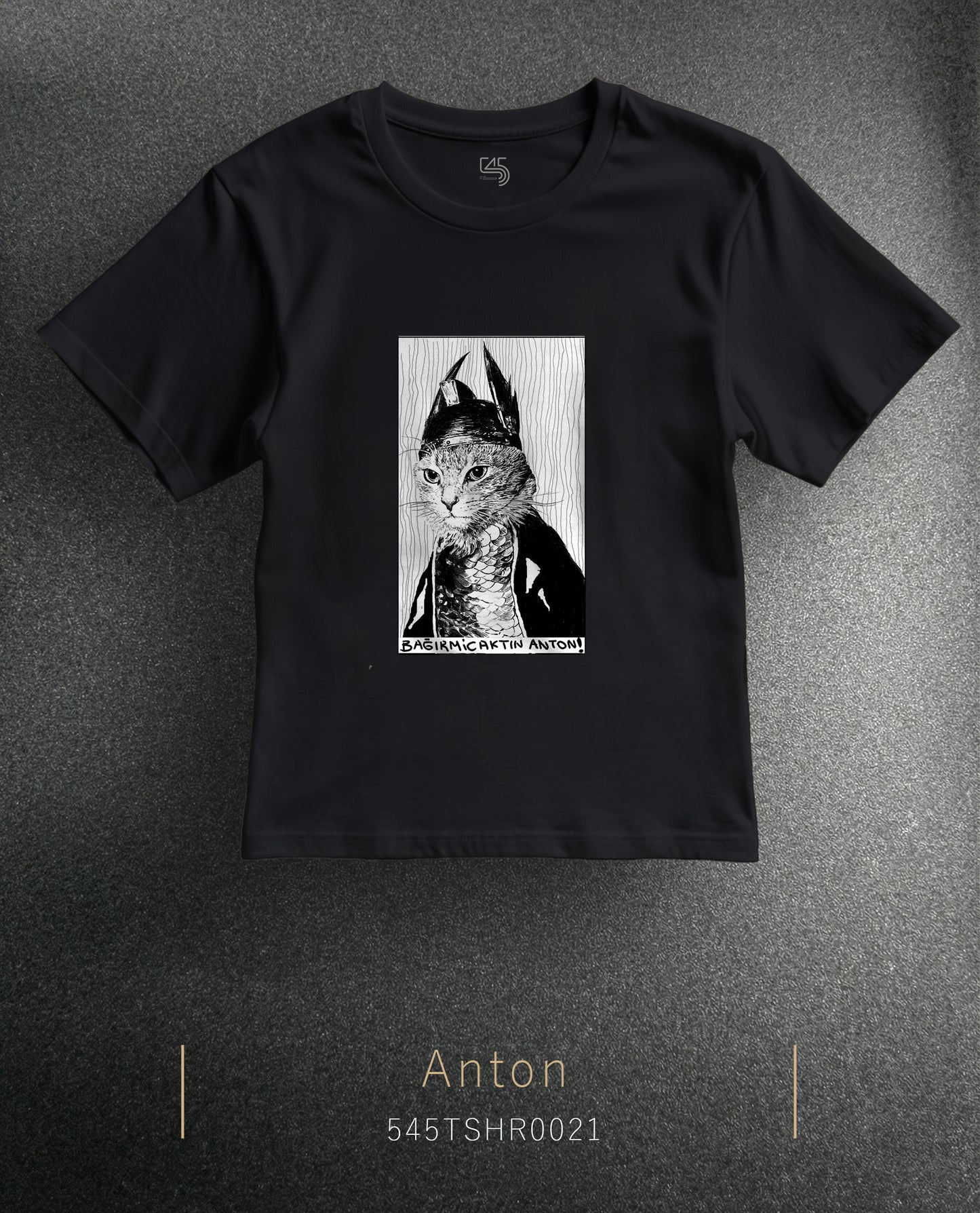 The Cat Anton Regular Size T-Shirt (Tişört) 7 Renk