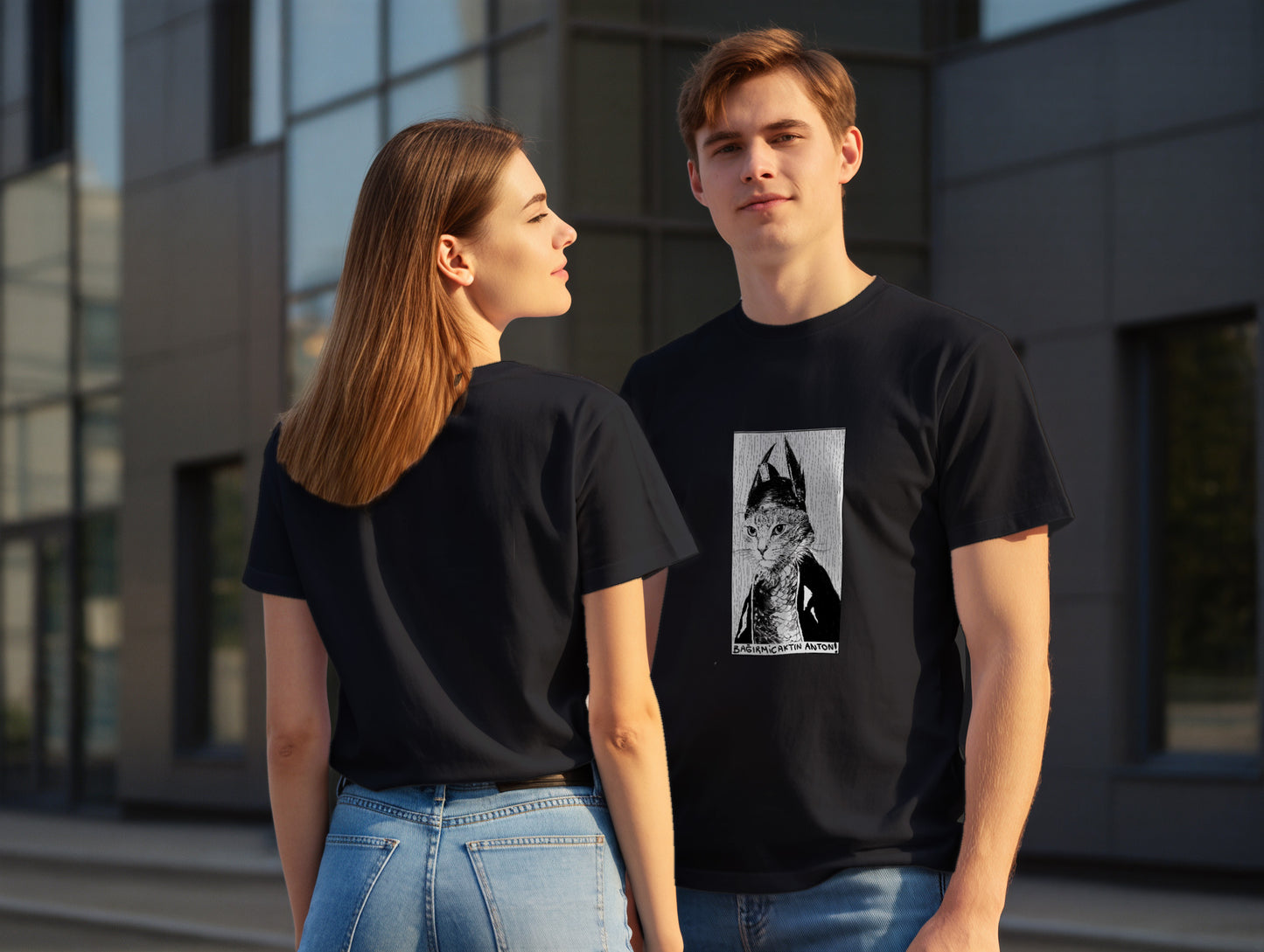 The Cat it's 545 Regular Size T-Shirt (Tişört) (Renk: 7 Farklı Renk) (545TSHR0021)