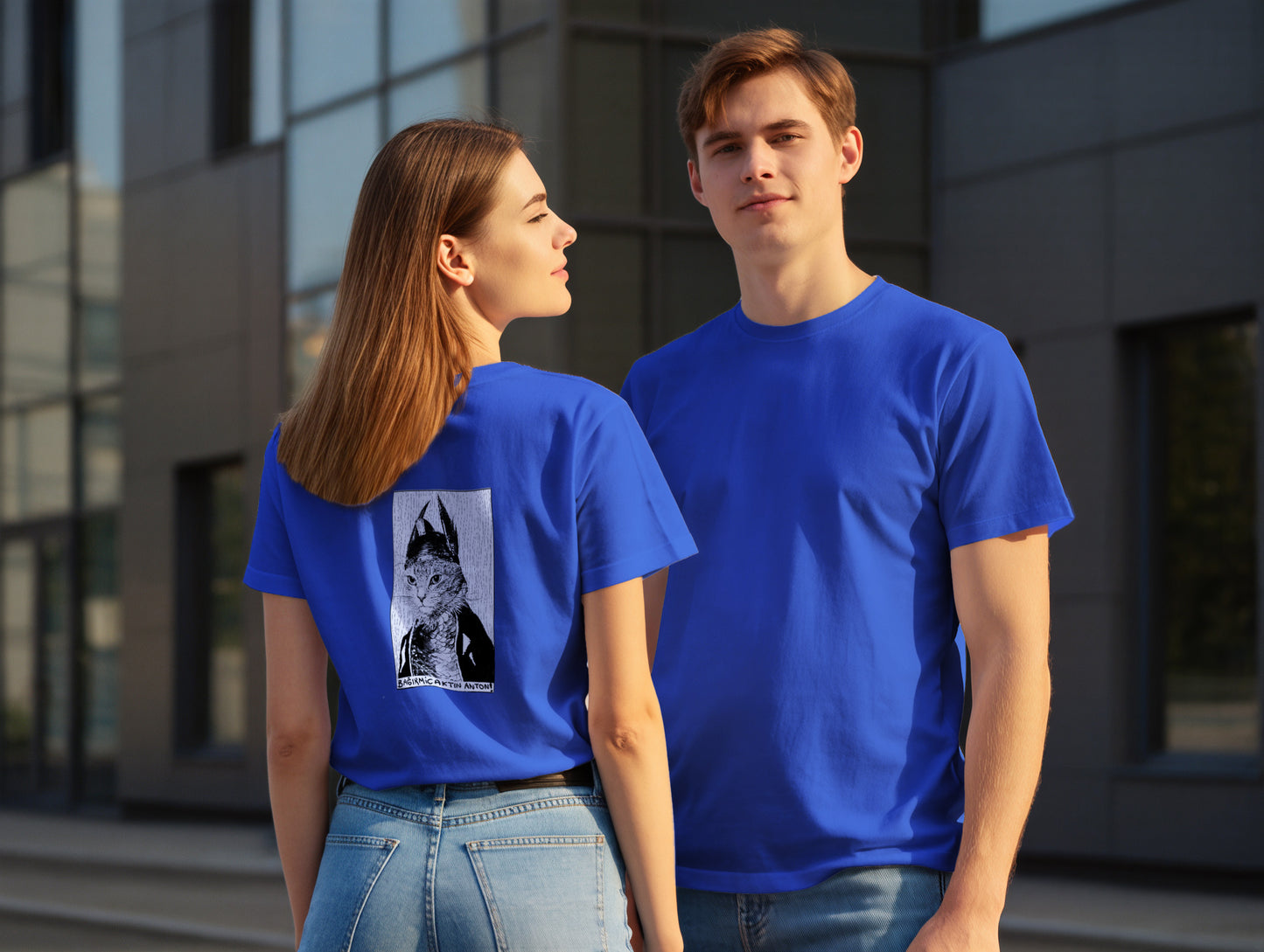 The Cat it's 545 Regular Size T-Shirt (Tişört) (Renk: 7 Farklı Renk) (545TSHR0021)