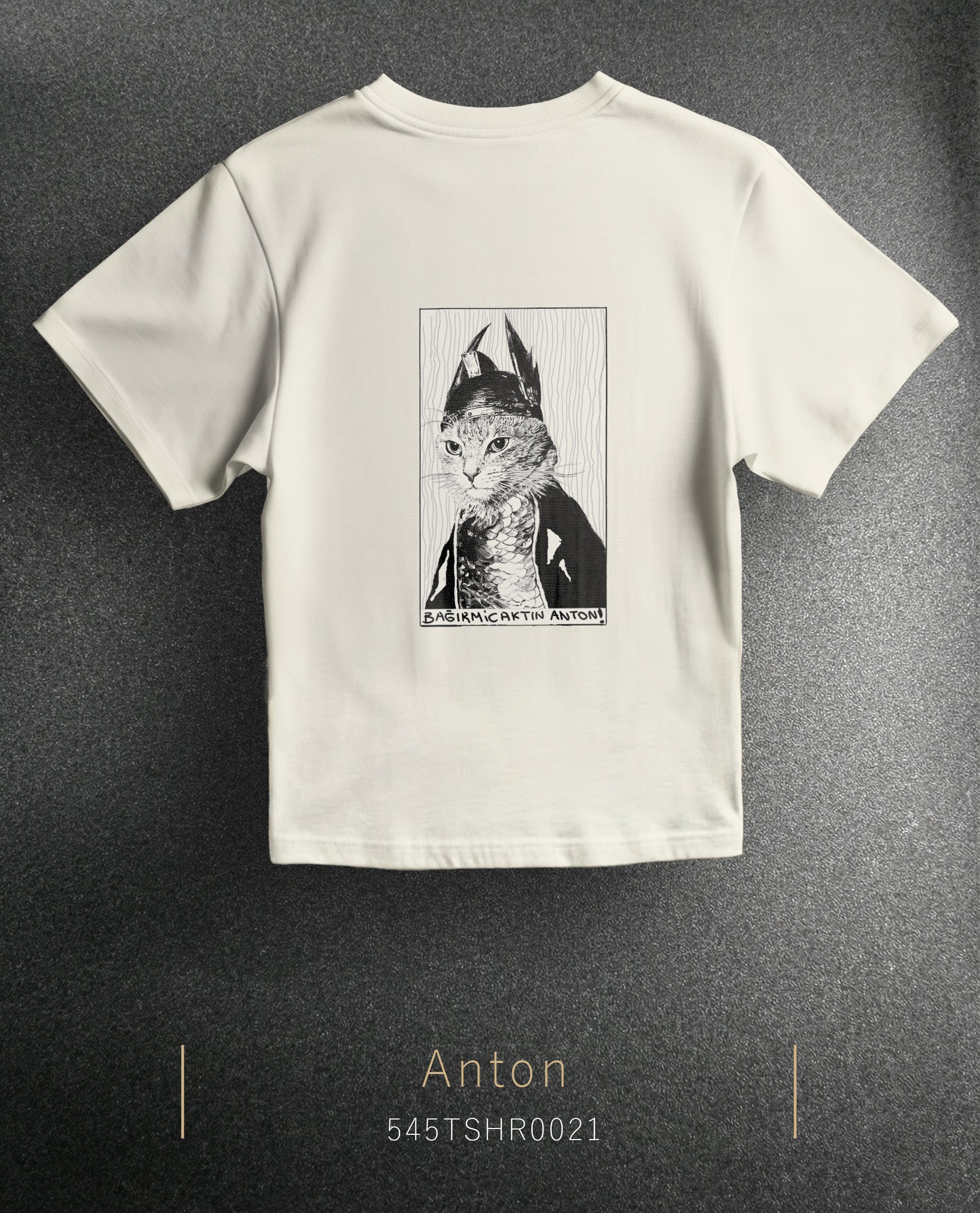 The Cat Anton Regular Size T-Shirt (Tişört) 7 Renk
