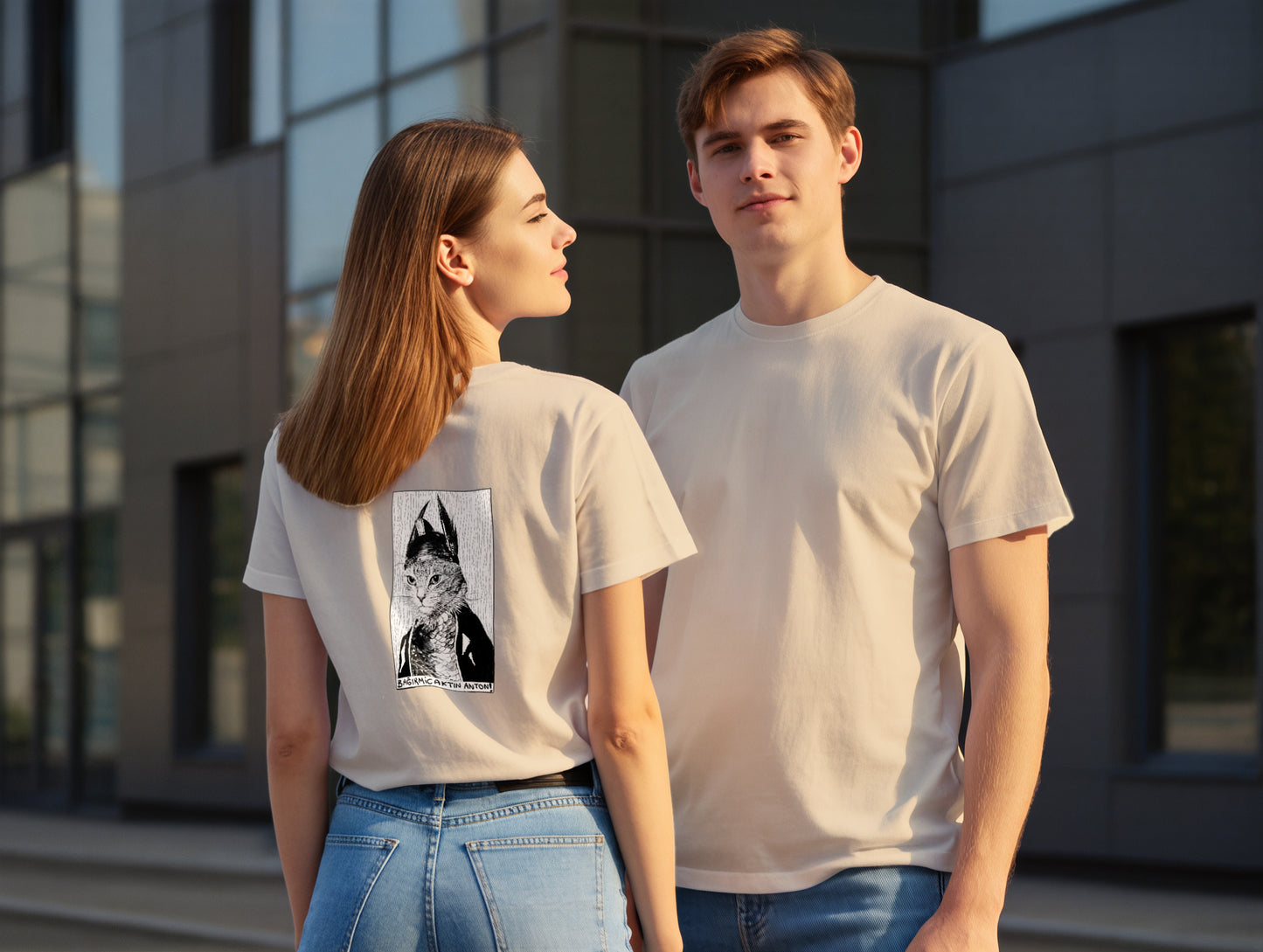 The Cat it's 545 Regular Size T-Shirt (Tişört) (Renk: 7 Farklı Renk) (545TSHR0021)