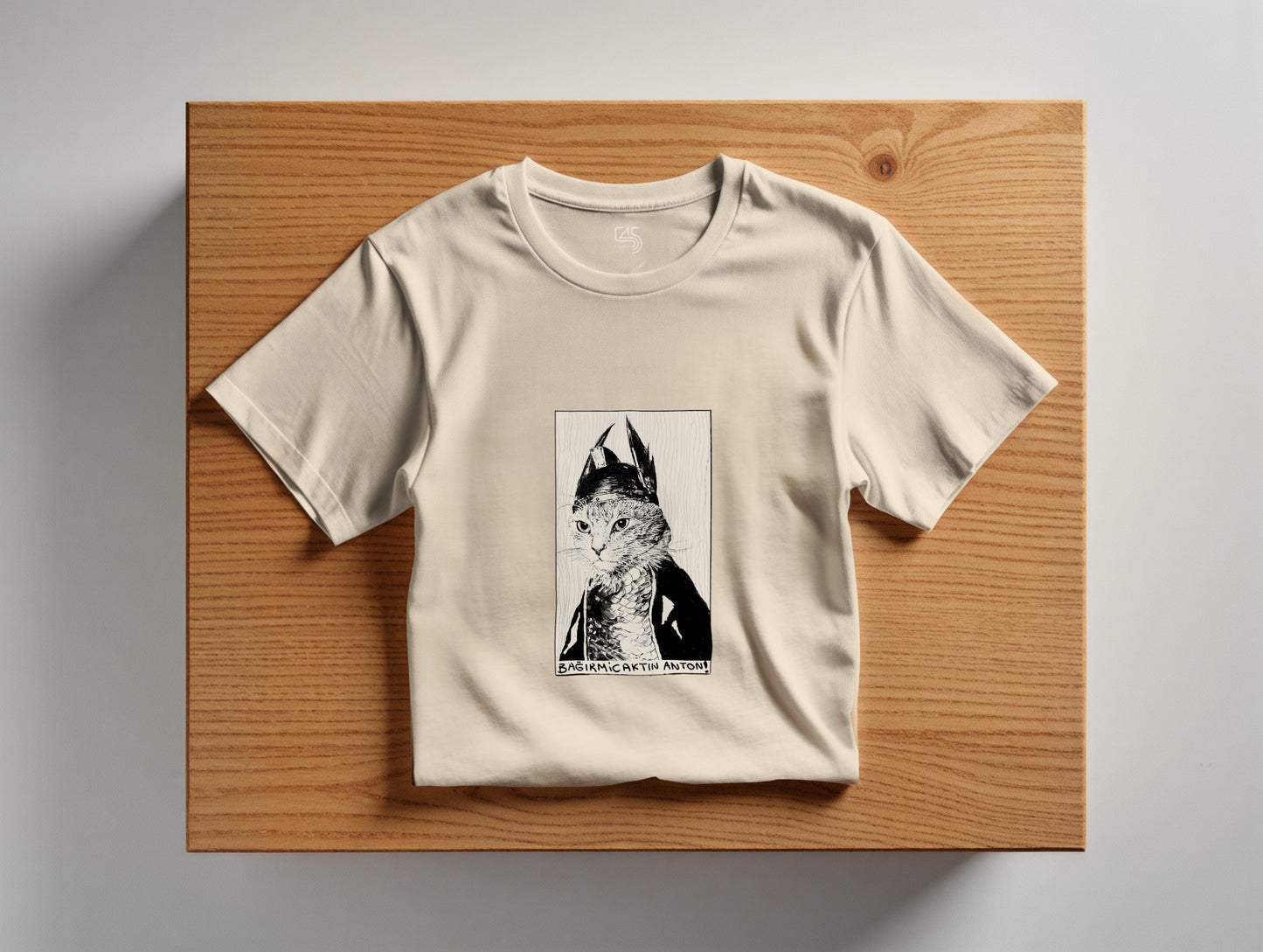 The Cat it's 545 Regular Size T-Shirt (Tişört) (Renk: 7 Farklı Renk) (545TSHR0021)