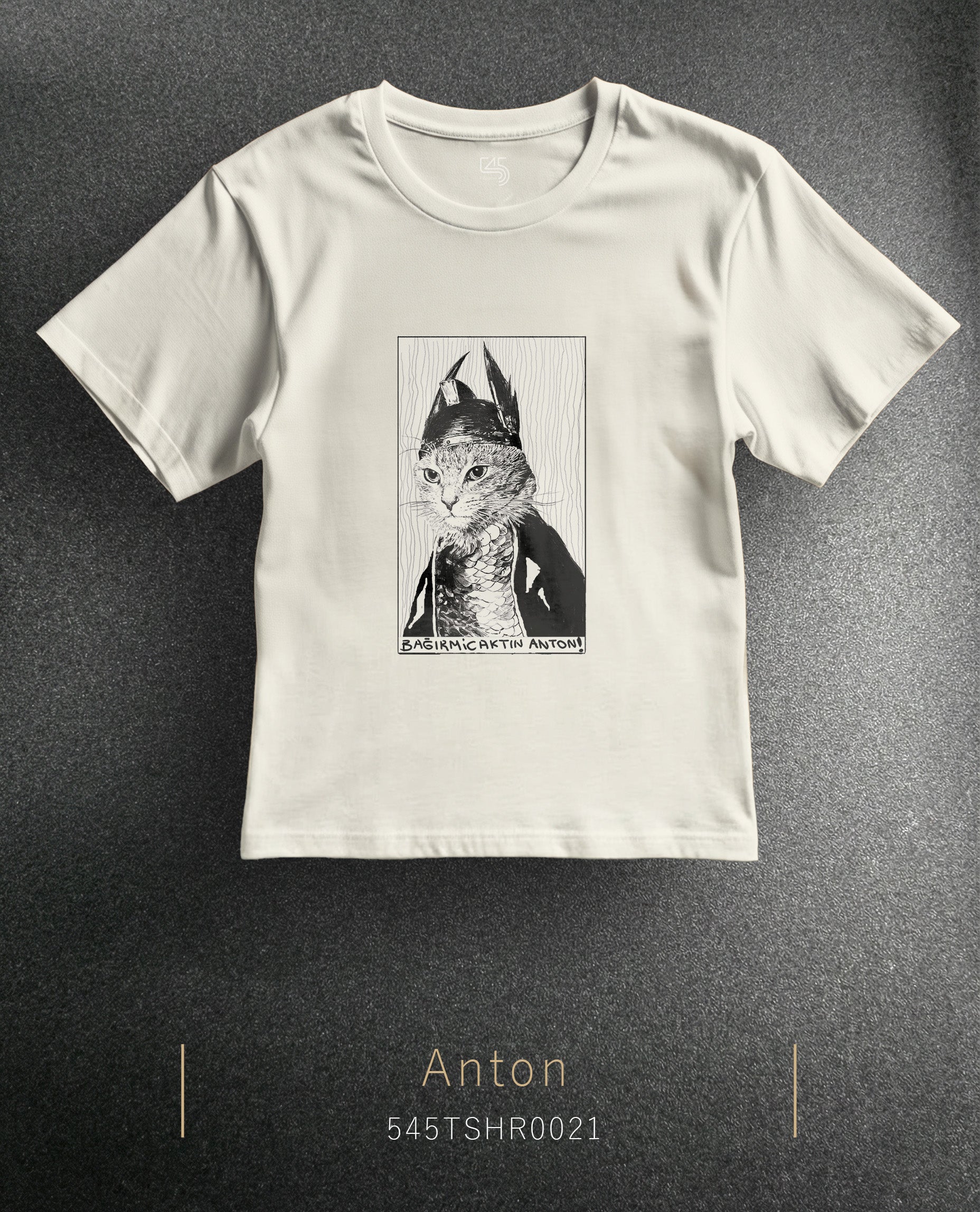 The Cat Anton Regular Size T-Shirt (Tişört) 7 Renk