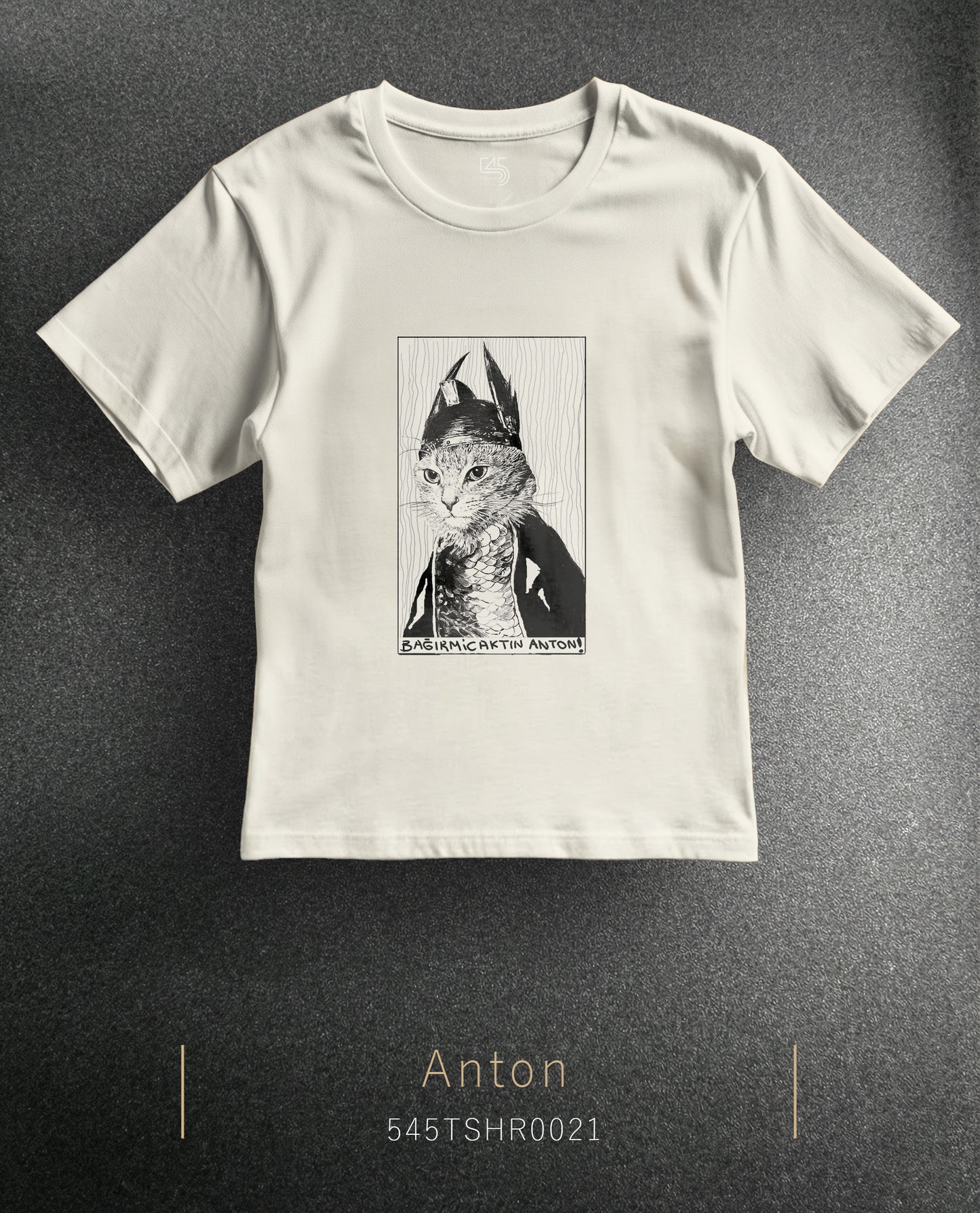 The Cat Anton Regular Size T-Shirt (Tişört) 7 Renk