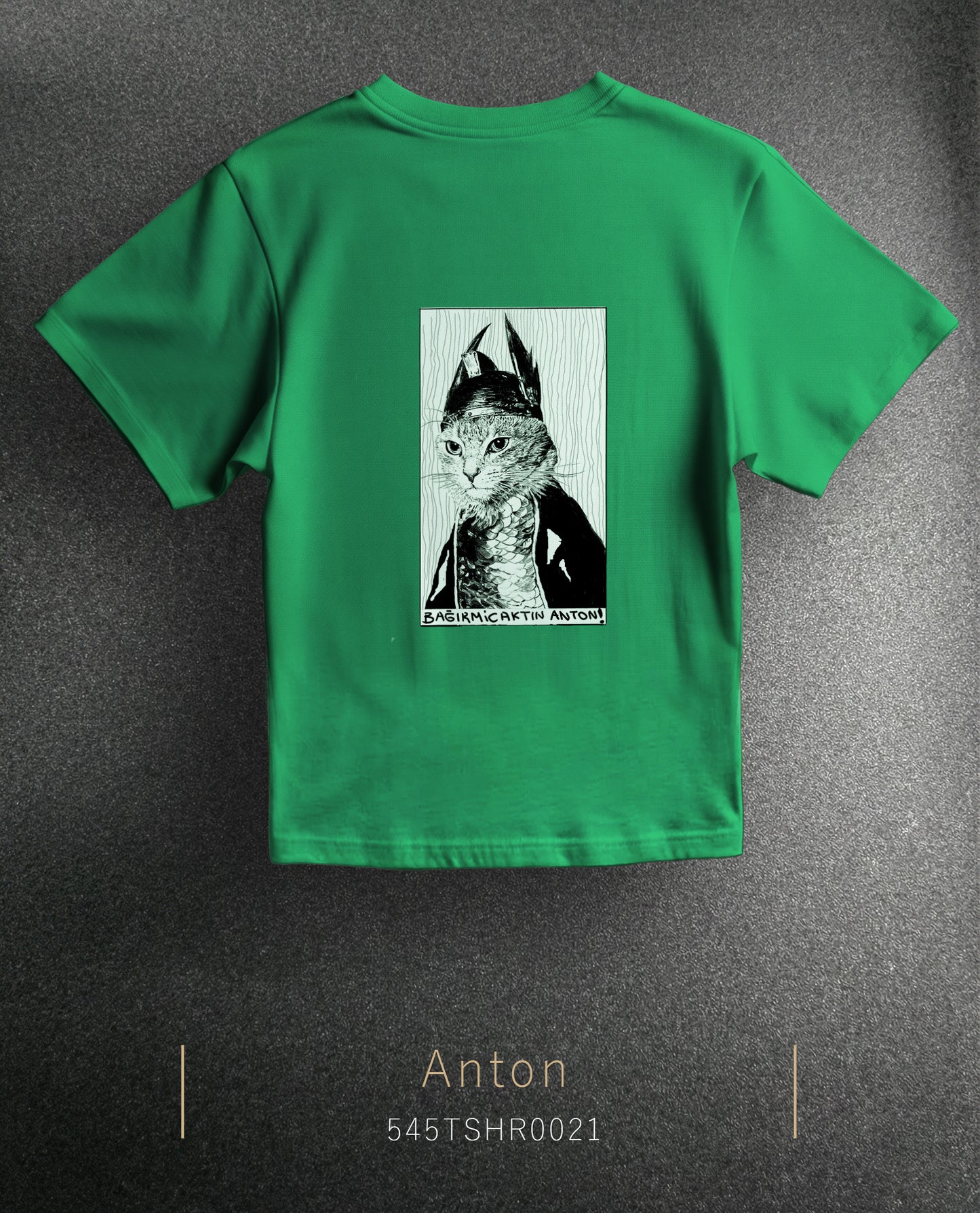 The Cat Anton Regular Size T-Shirt (Tişört) 7 Renk