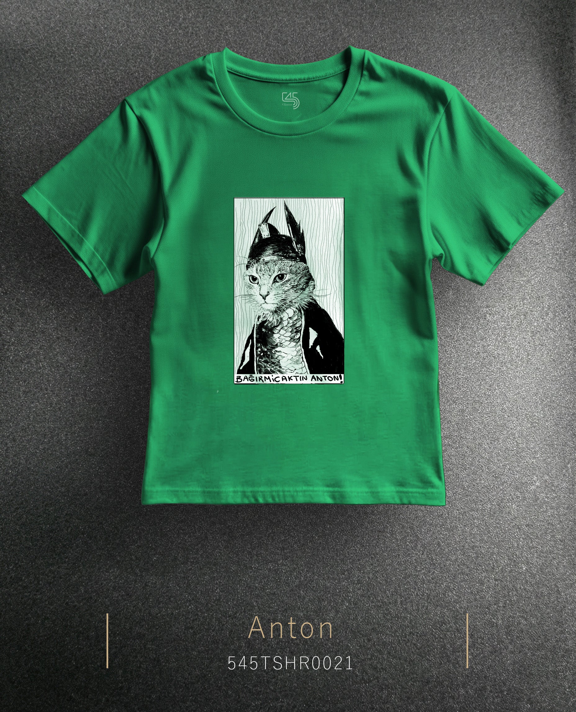The Cat Anton Regular Size T-Shirt (Tişört) 7 Renk