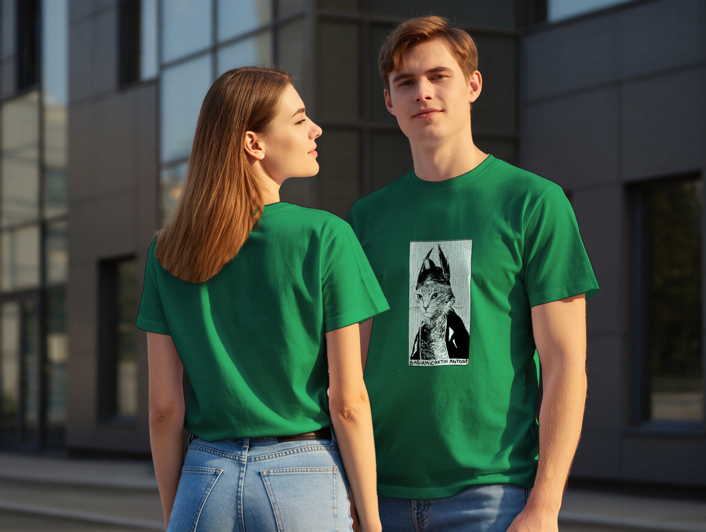 The Cat it's 545 Regular Size T-Shirt (Tişört) (Renk: 7 Farklı Renk) (545TSHR0021)