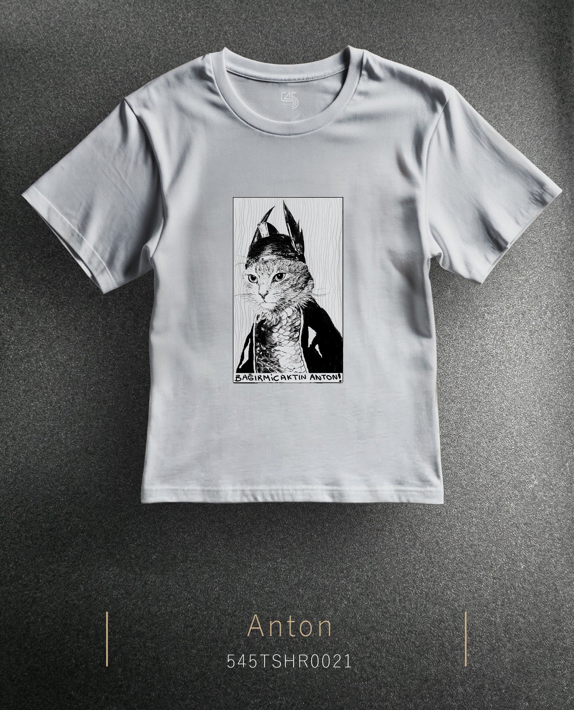 The Cat Anton Regular Size T-Shirt (Tişört) 7 Renk