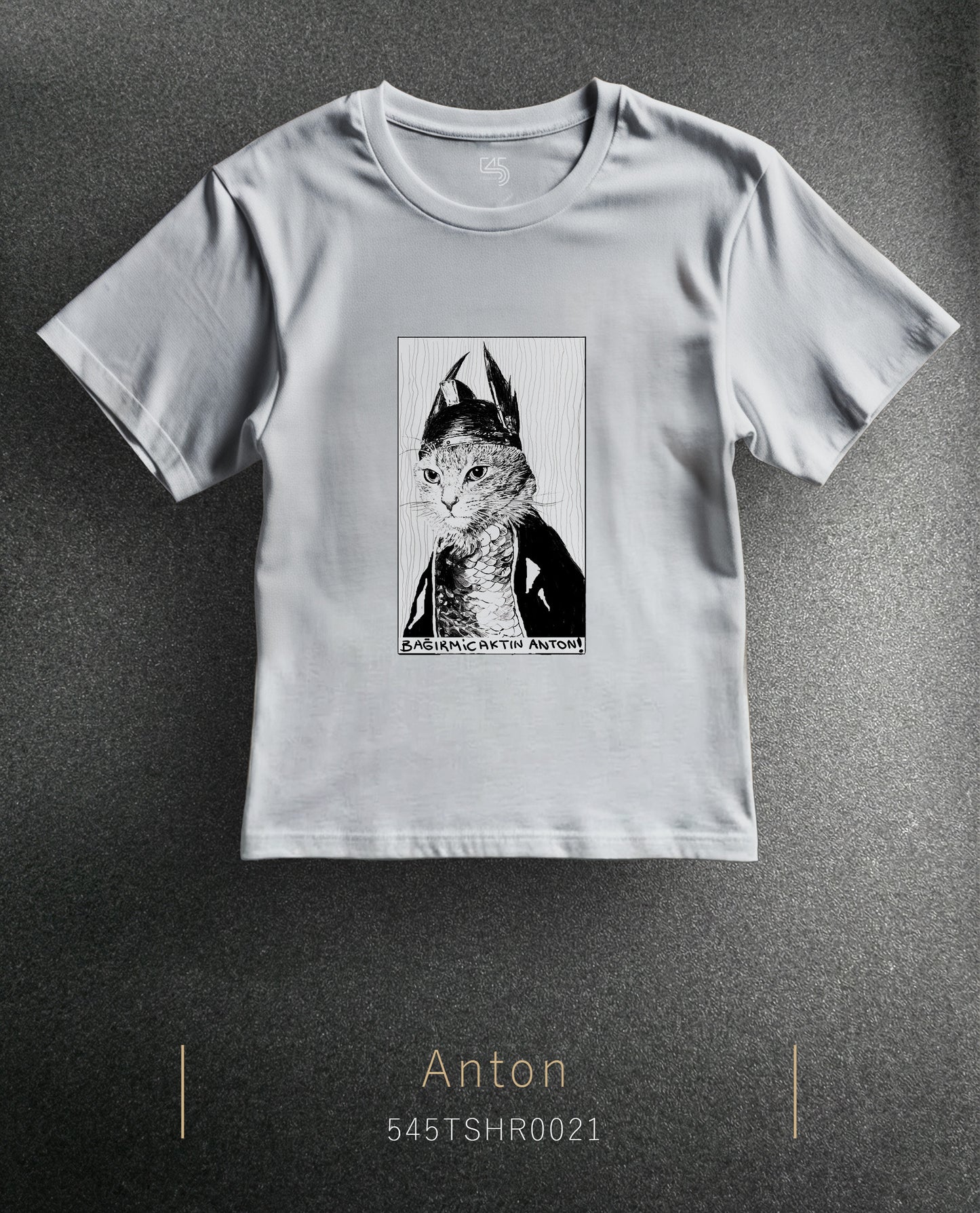 The Cat Anton Regular Size T-Shirt (Tişört) 7 Renk