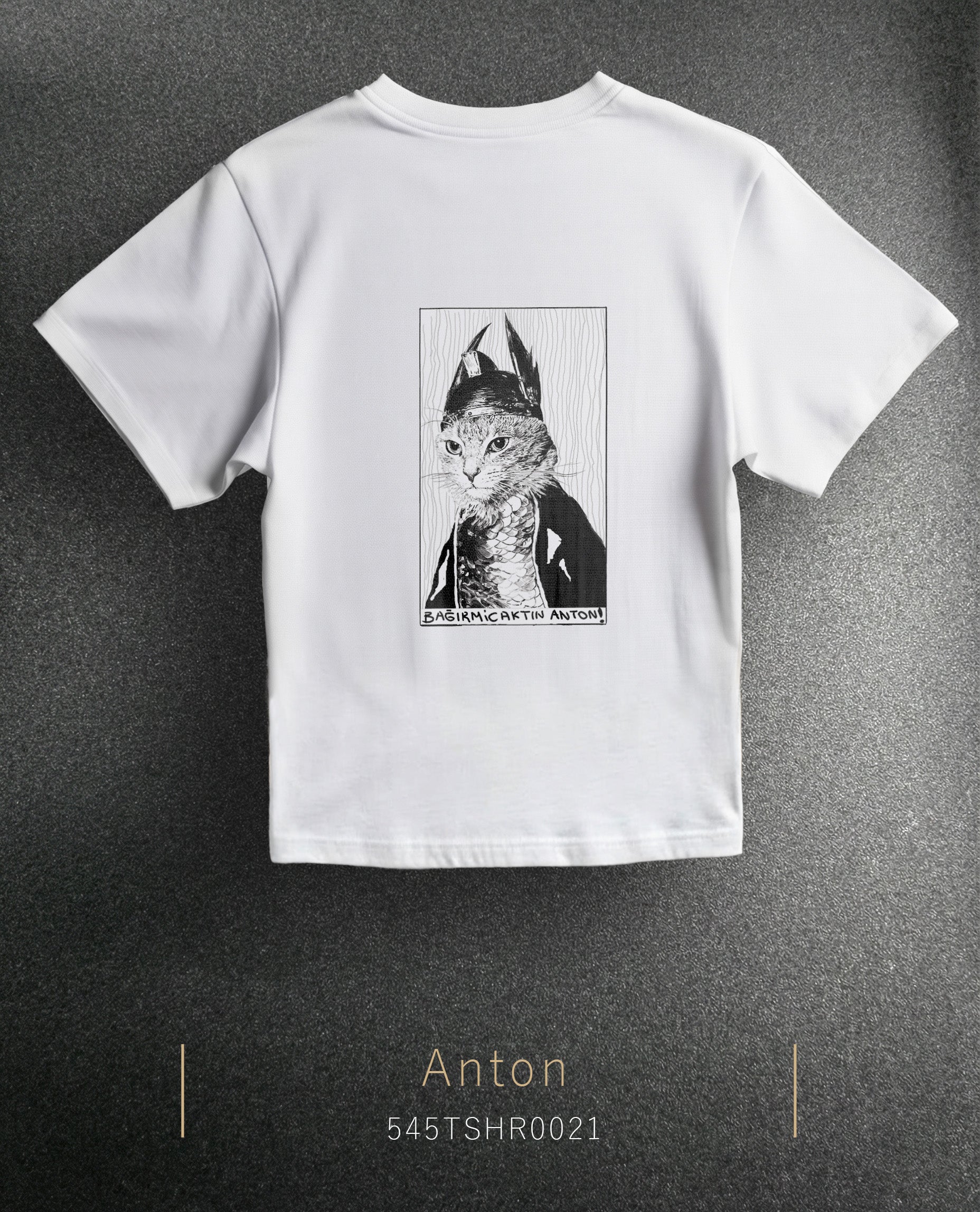 The Cat Anton Regular Size T-Shirt (Tişört) 7 Renk