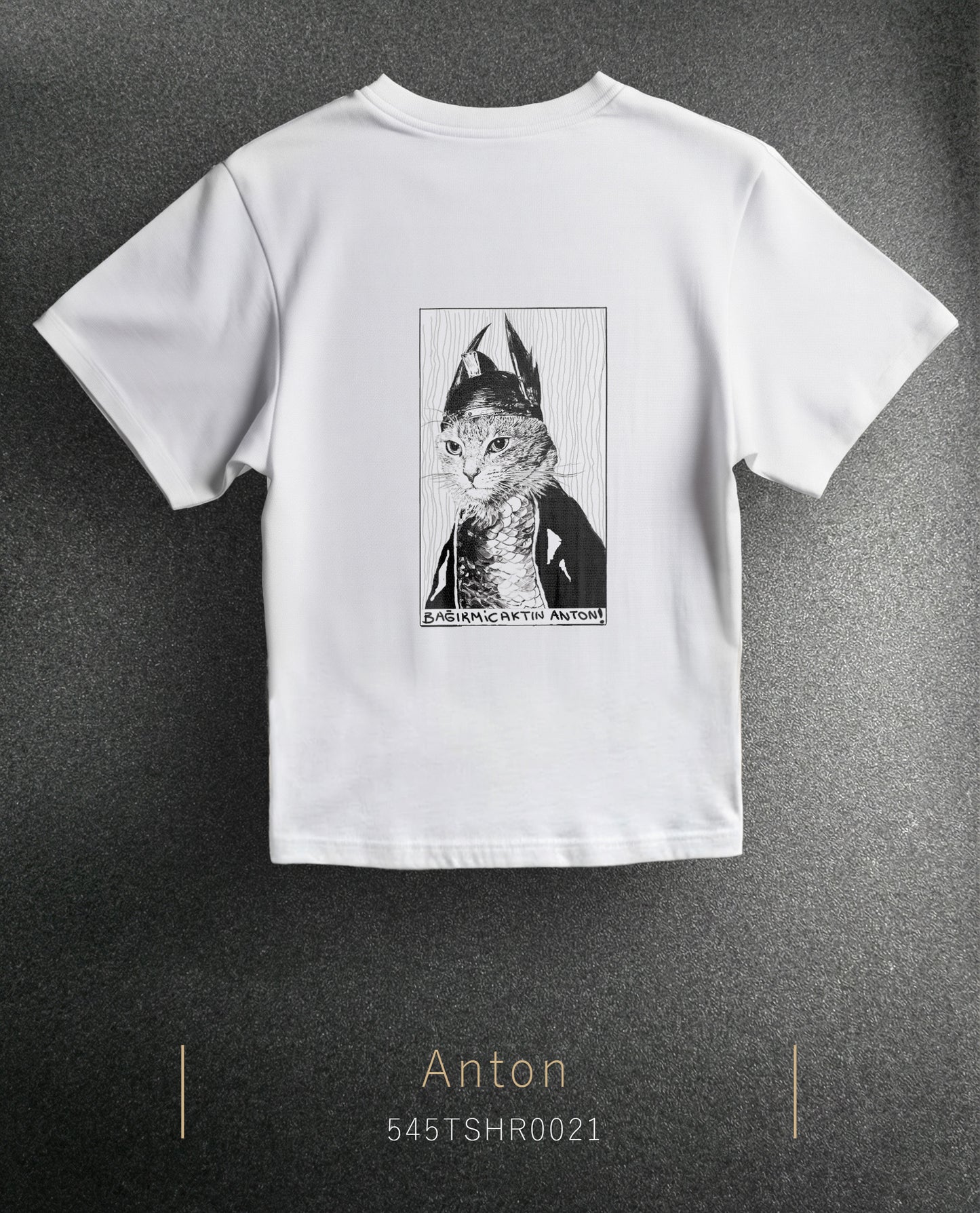 The Cat Anton Regular Size T-Shirt (Tişört) 7 Renk