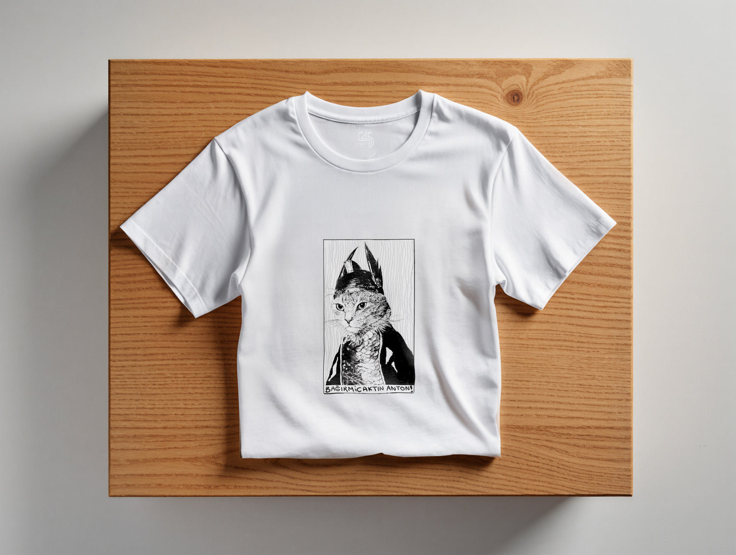 The Cat it's 545 Regular Size T-Shirt (Tişört) (Renk: 7 Farklı Renk) (545TSHR0021)
