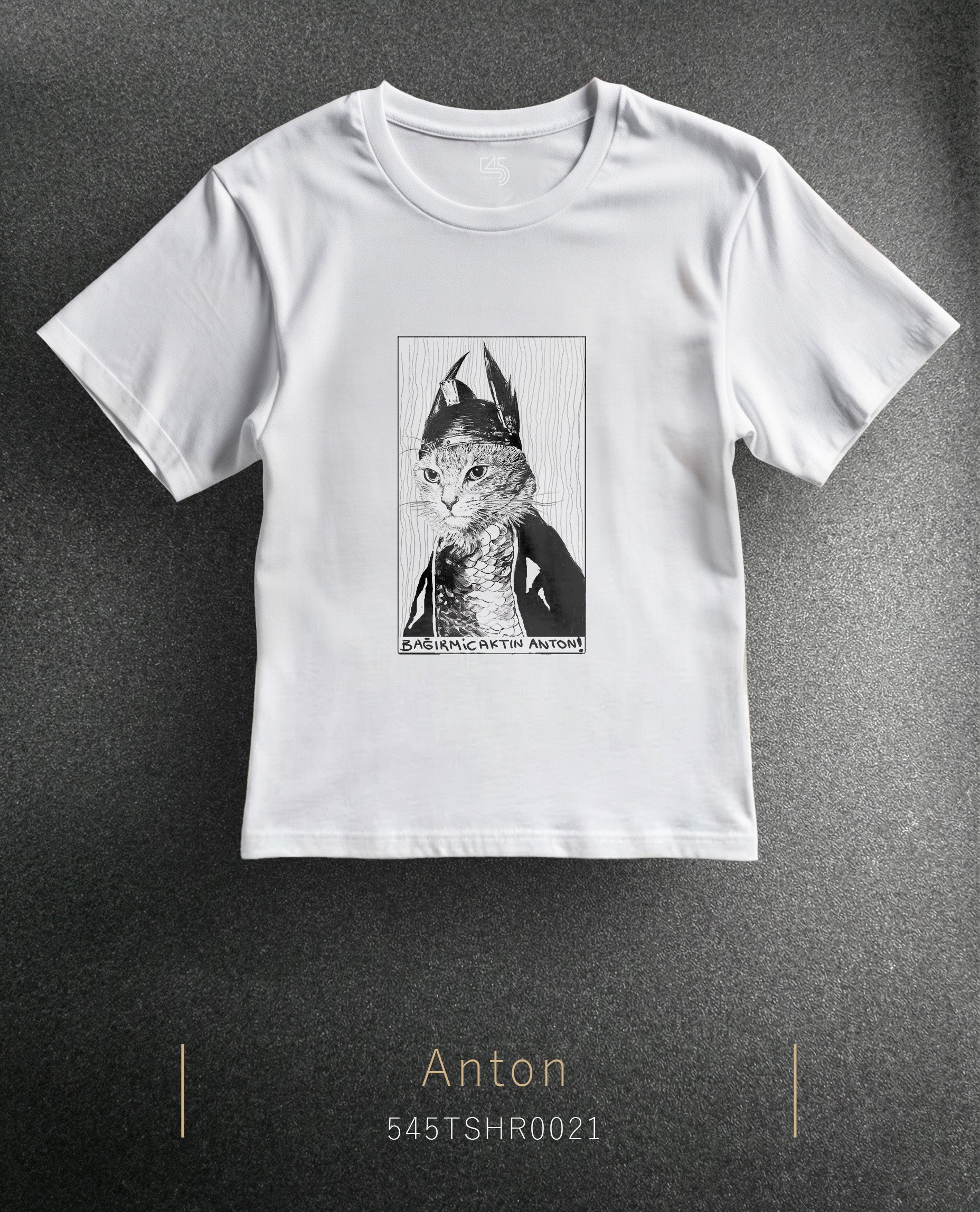 The Cat Anton Regular Size T-Shirt (Tişört) 7 Renk