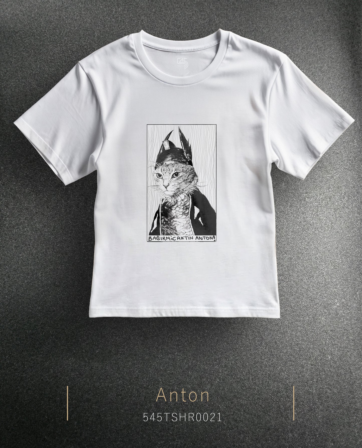 The Cat Anton Regular Size T-Shirt (Tişört) 7 Renk