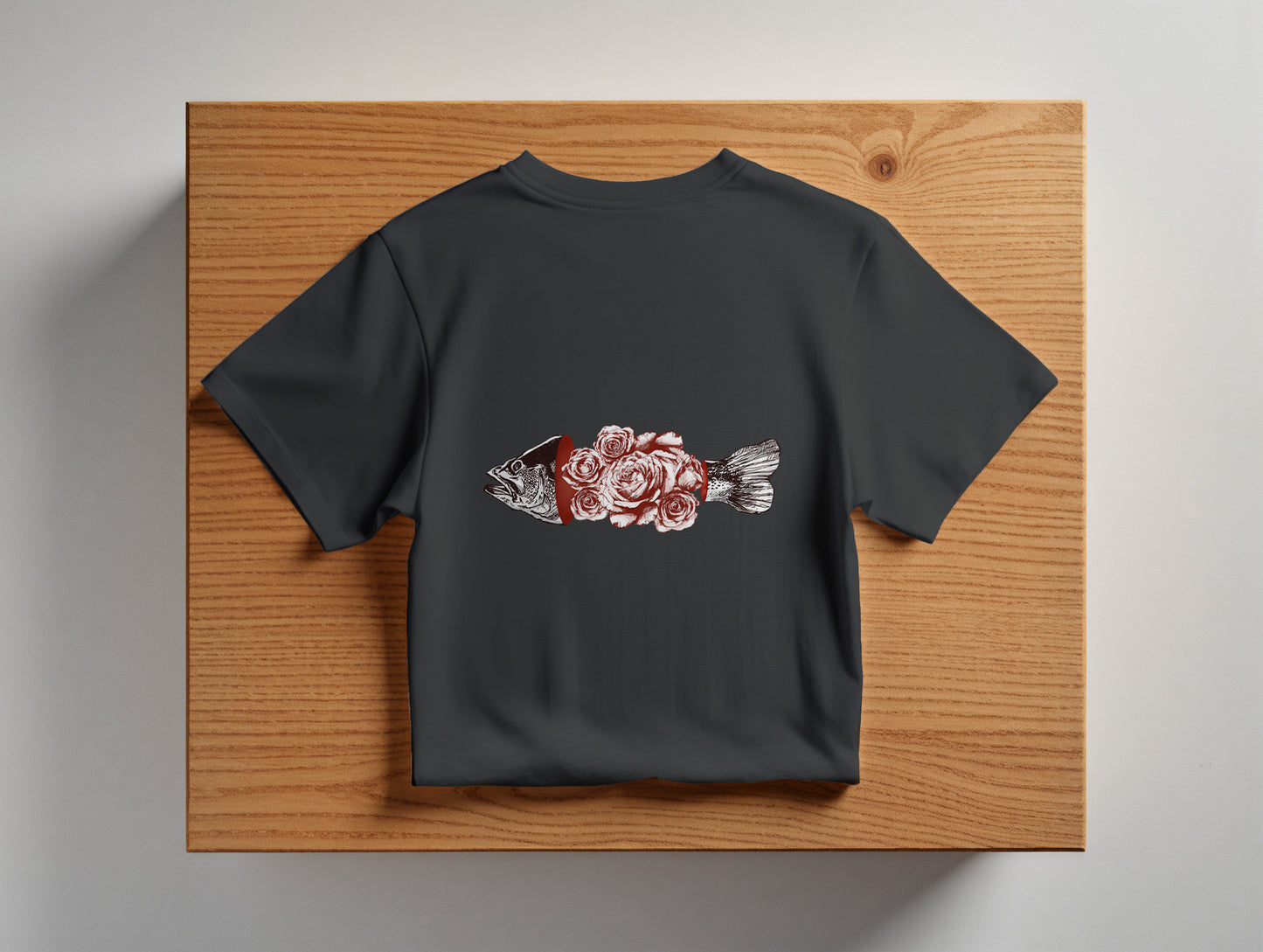 Fish & Rose it's 545 Regular Size T-Shirt (Tişört) (Renk: 7 Farklı Renk) (545TSHR0022)