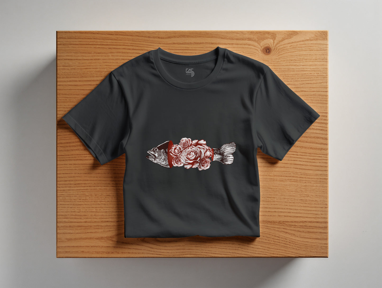 Fish & Rose it's 545 Regular Size T-Shirt (Tişört) (Renk: 7 Farklı Renk) (545TSHR0022)
