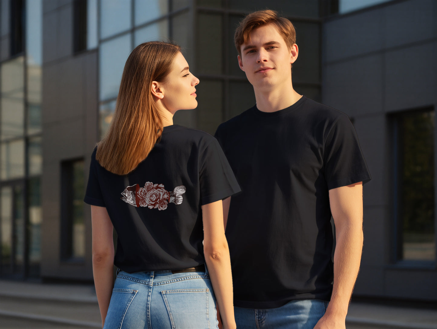 Fish & Rose it's 545 Regular Size T-Shirt (Tişört) (Renk: 7 Farklı Renk) (545TSHR0022)