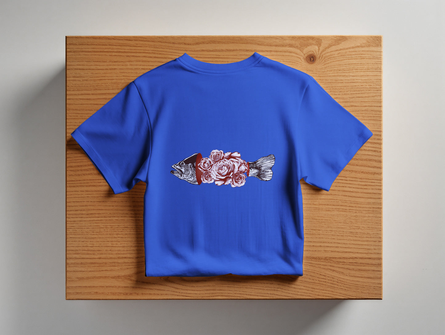 Fish & Rose it's 545 Regular Size T-Shirt (Tişört) (Renk: 7 Farklı Renk) (545TSHR0022)