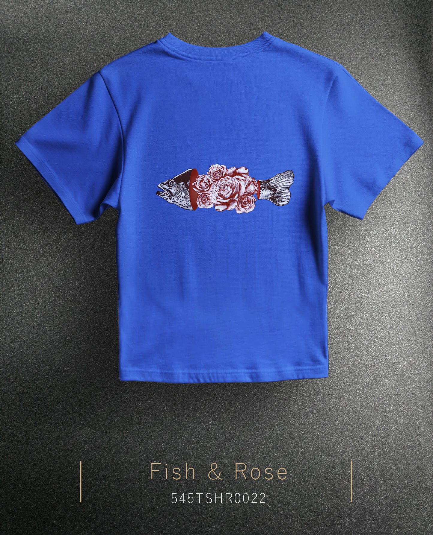Fish & Rose Regular Size T-Shirt (7 Colors)