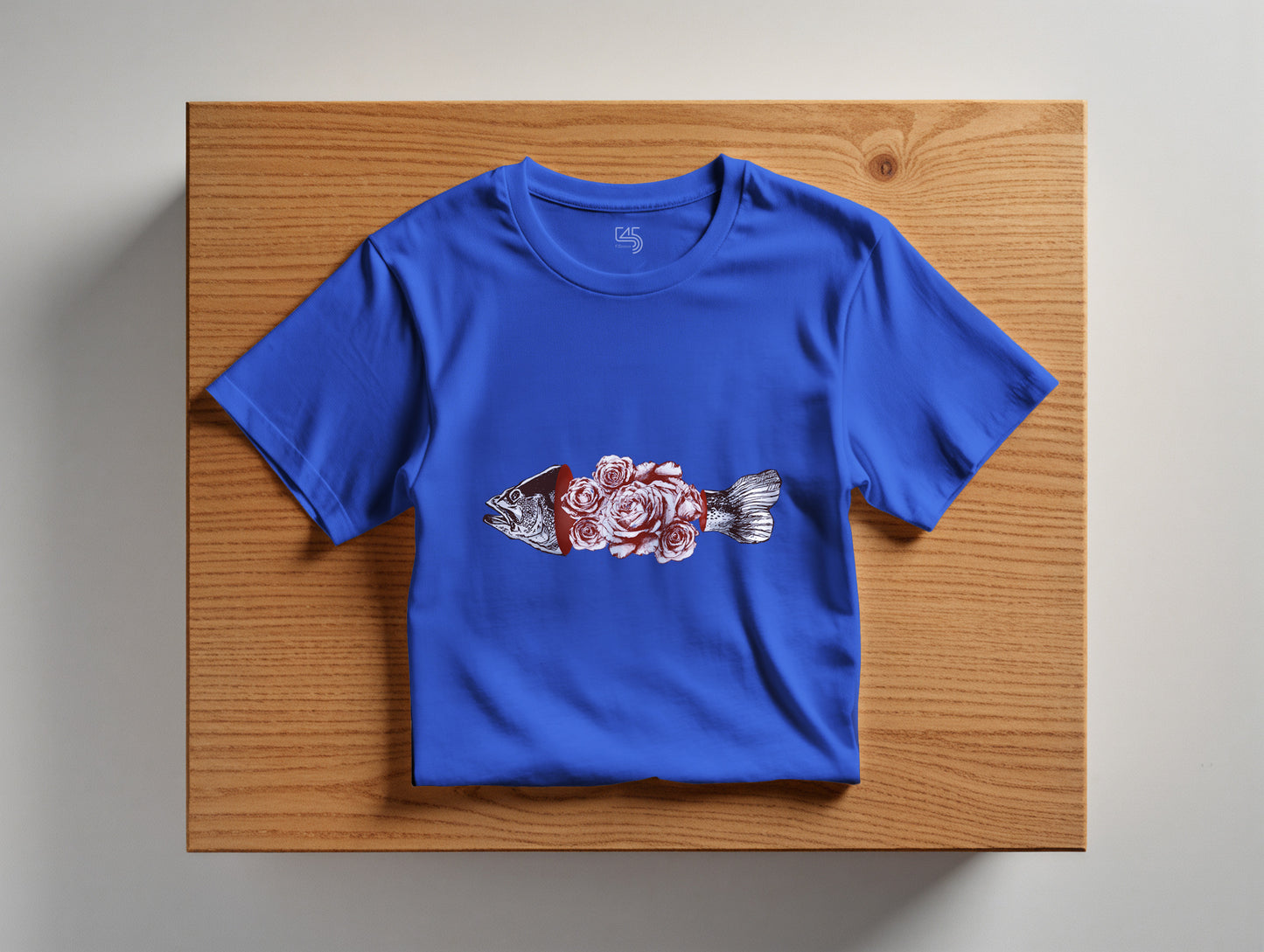 Fish & Rose it's 545 Regular Size T-Shirt (Tişört) (Renk: 7 Farklı Renk) (545TSHR0022)