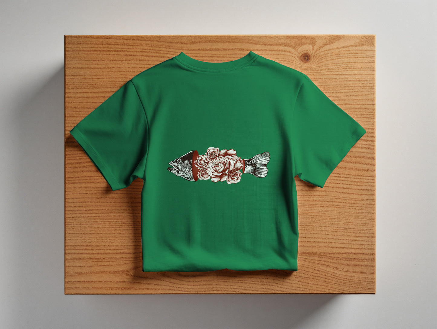 Fish & Rose it's 545 Regular Size T-Shirt (Tişört) (Renk: 7 Farklı Renk) (545TSHR0022)