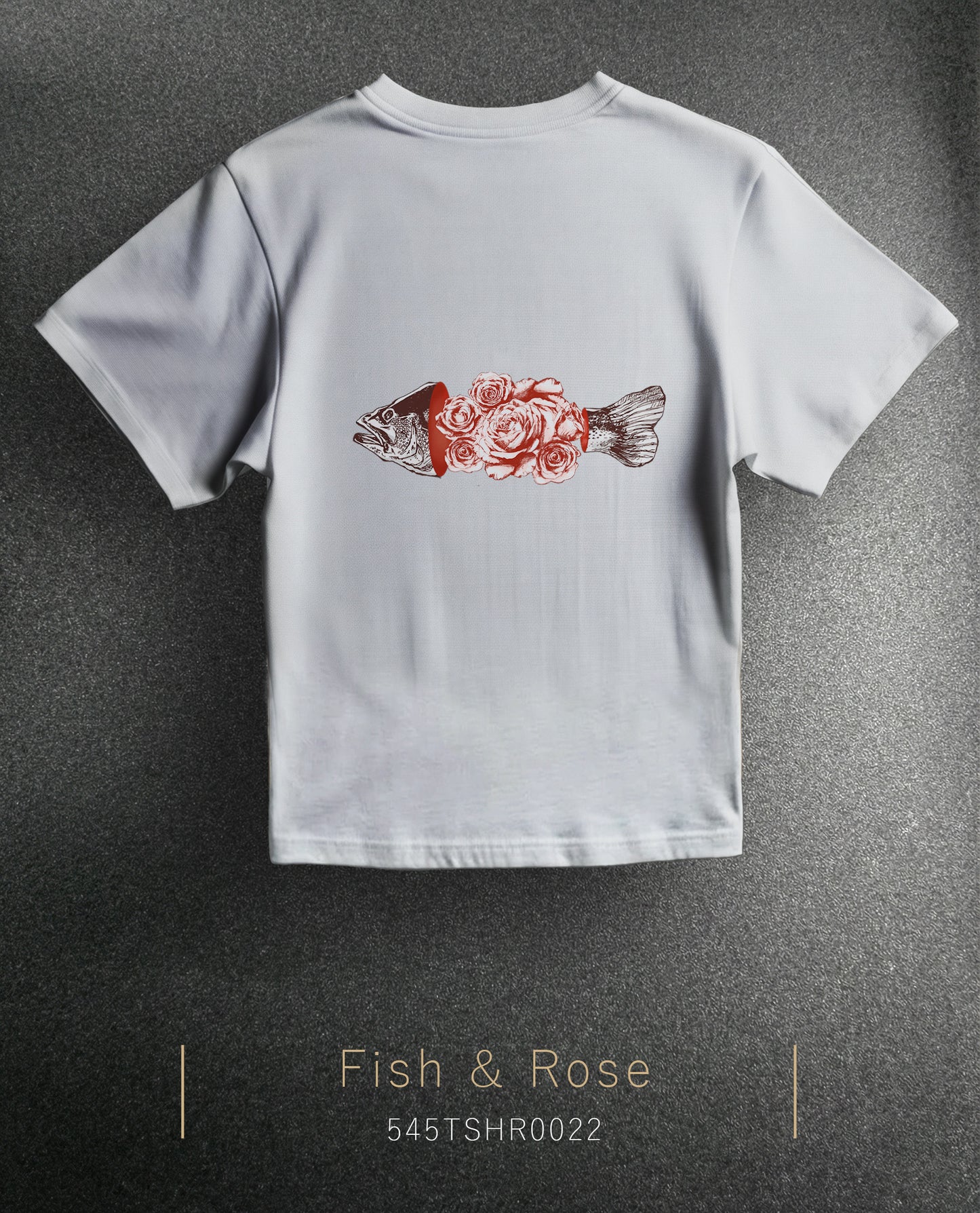 Fish & Rose Regular Size T-Shirt (7 Colors)