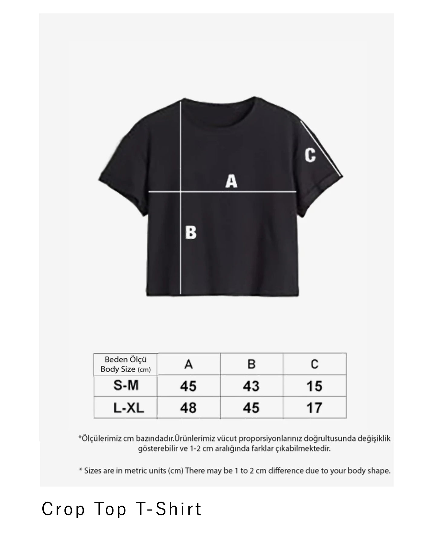 Sunset Crop Size T-Shirt (Tişört) 5 Renk