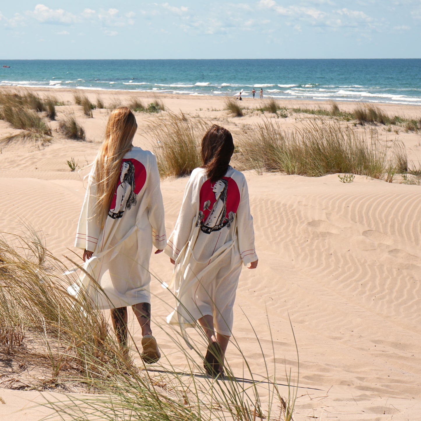 No Quit  ( "I Am Not a Quitter" serisi ) Keten Kimono