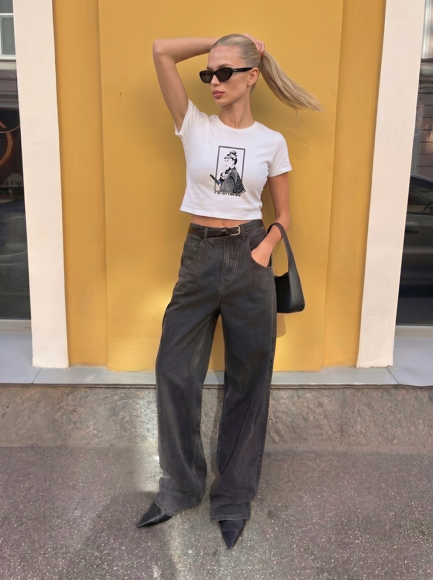 Sharp Silence "I Am Not a Quitter" Crop Size T-Shirt (Tişört) 3 Renk
