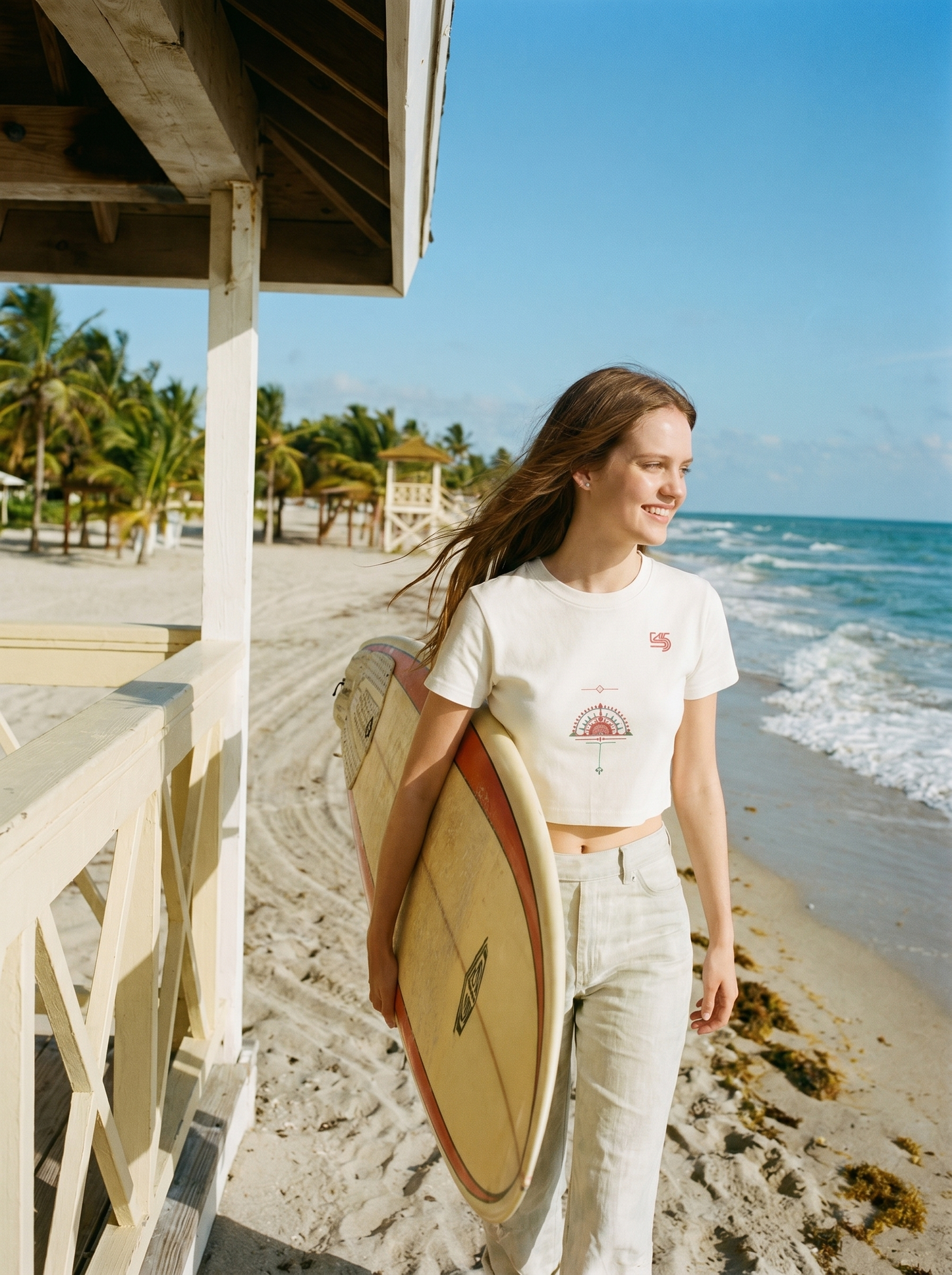 Sun Crop Size T-Shirt (Tişört) 5 Renk