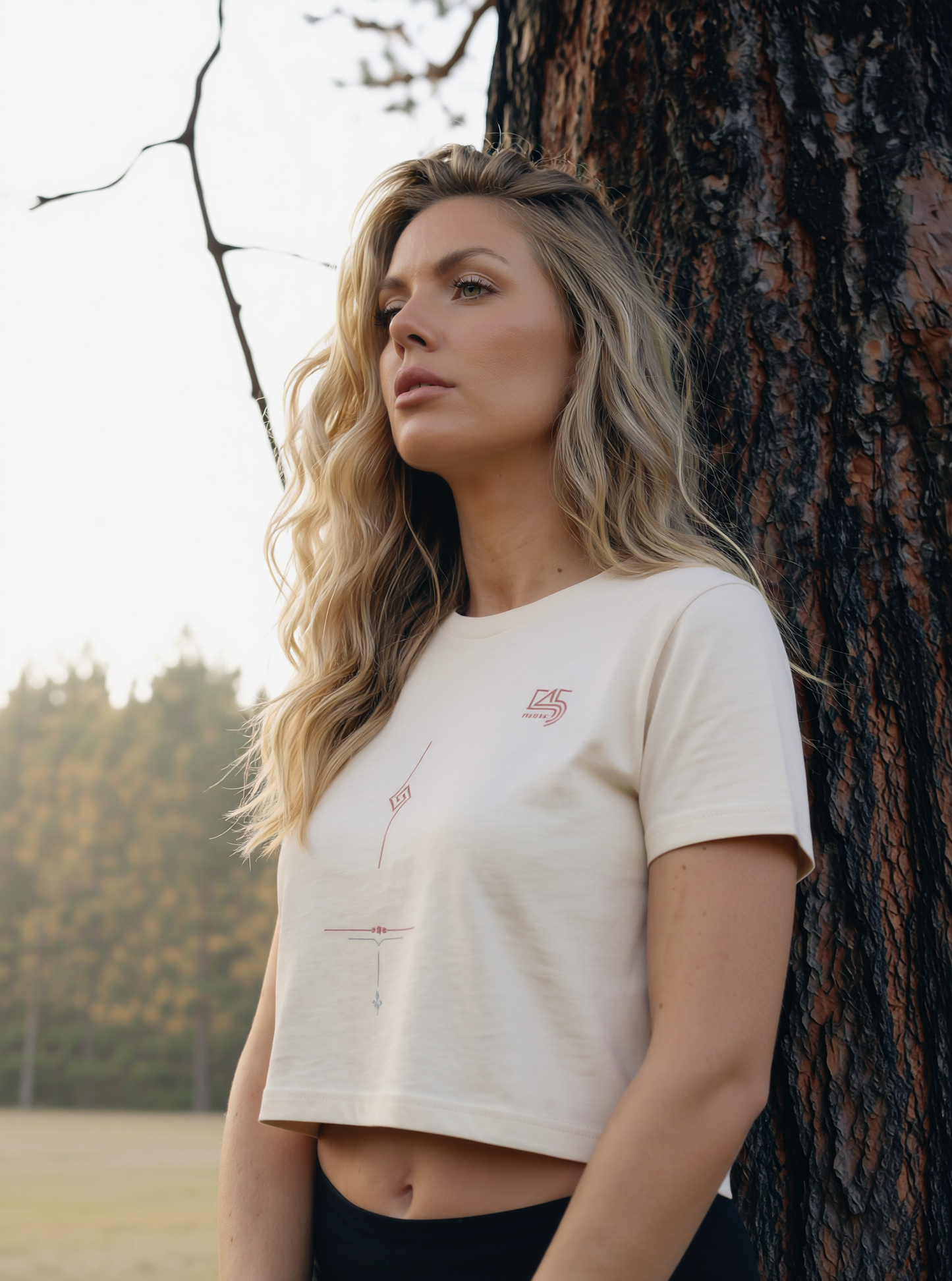 Line Crop Size T-Shirt (Tişört) 5 Renk