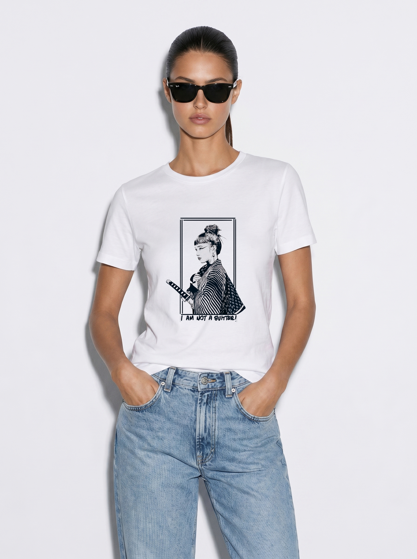 Sharp Silence "I Am Not a Quitter" Regular Size T-Shirt (Tişört) 5 Renk