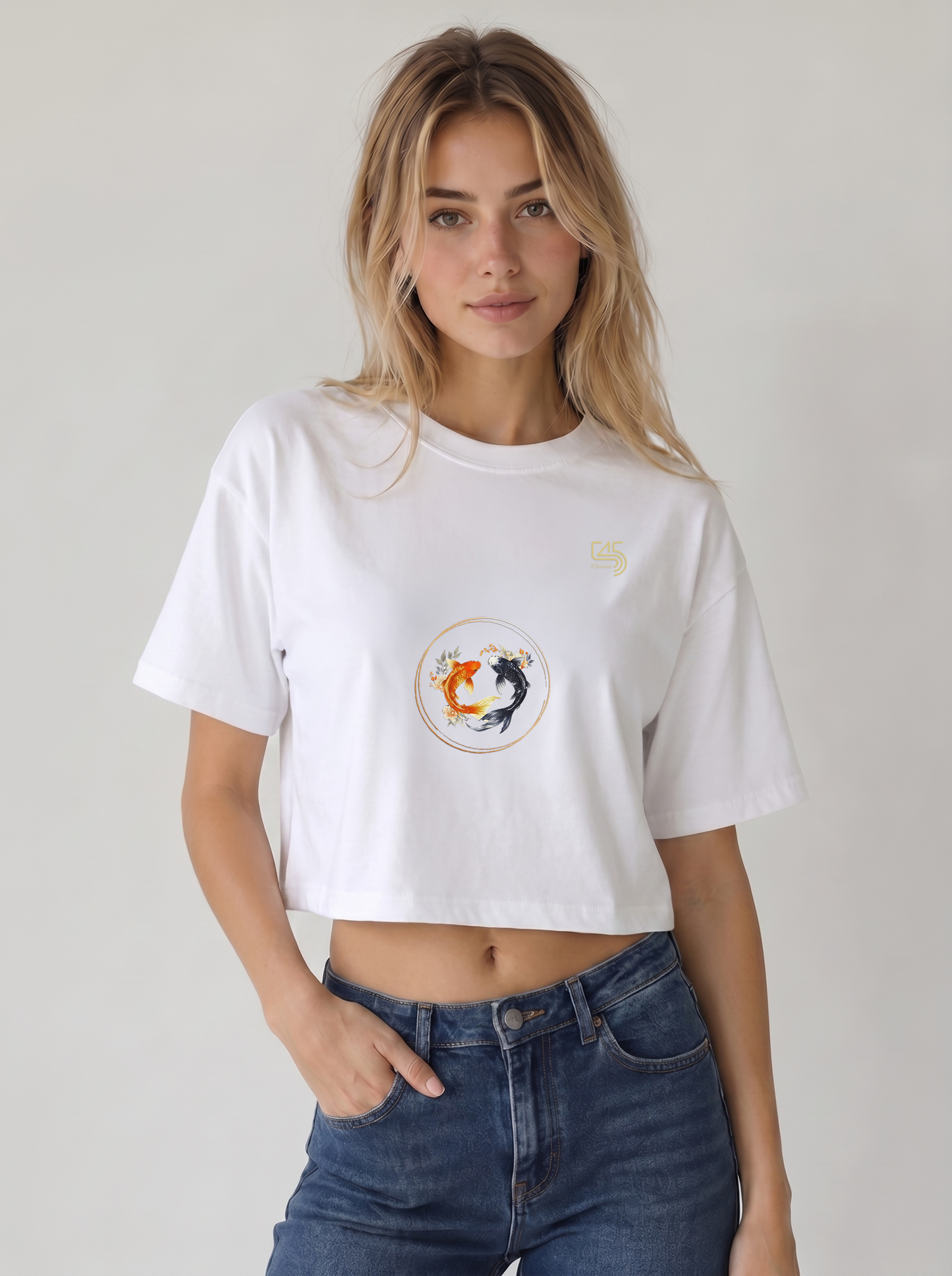 Koi Crop Size T-Shirt (Tişört) 5 Renk