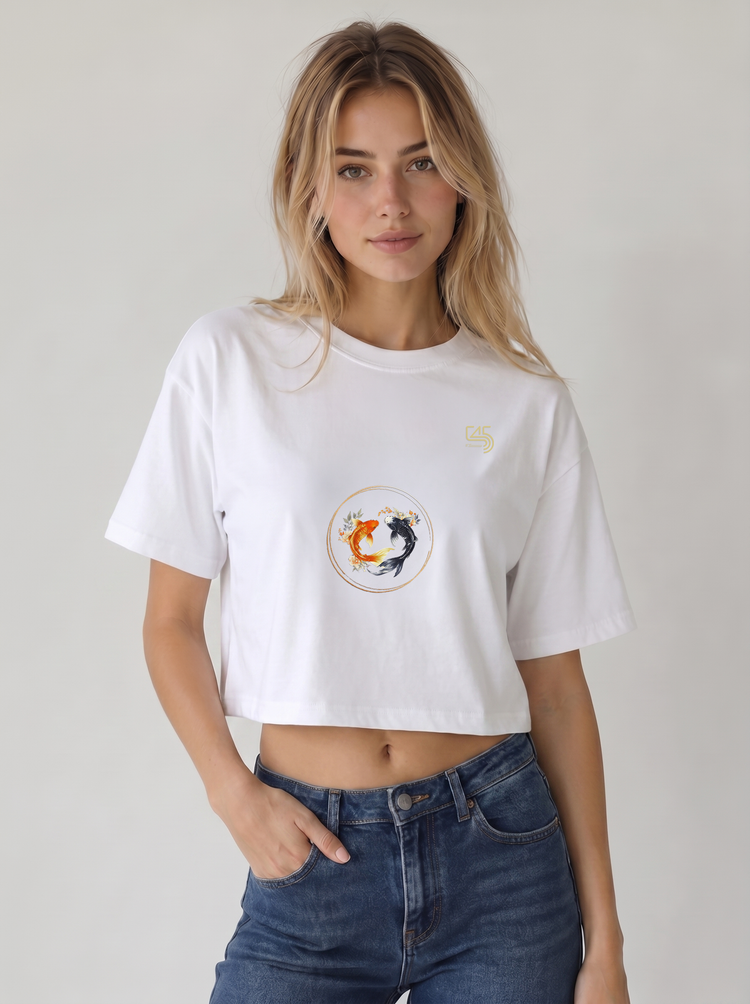 Koi Crop Size T-Shirt (Tişört) 5 Renk