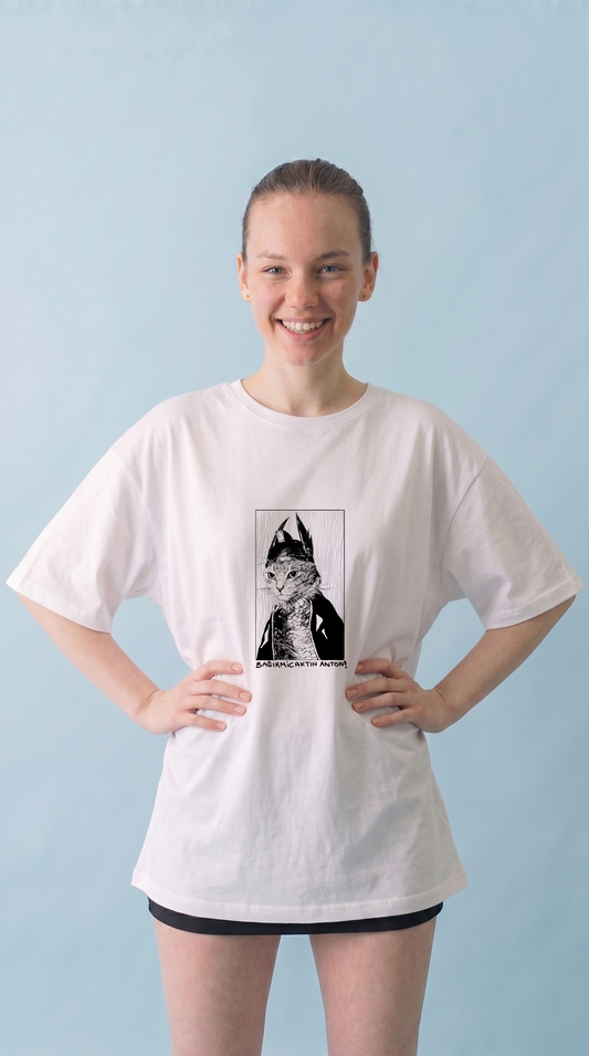 The Cat Anton Over Size T-Shirt (Tişört) 2 Renk