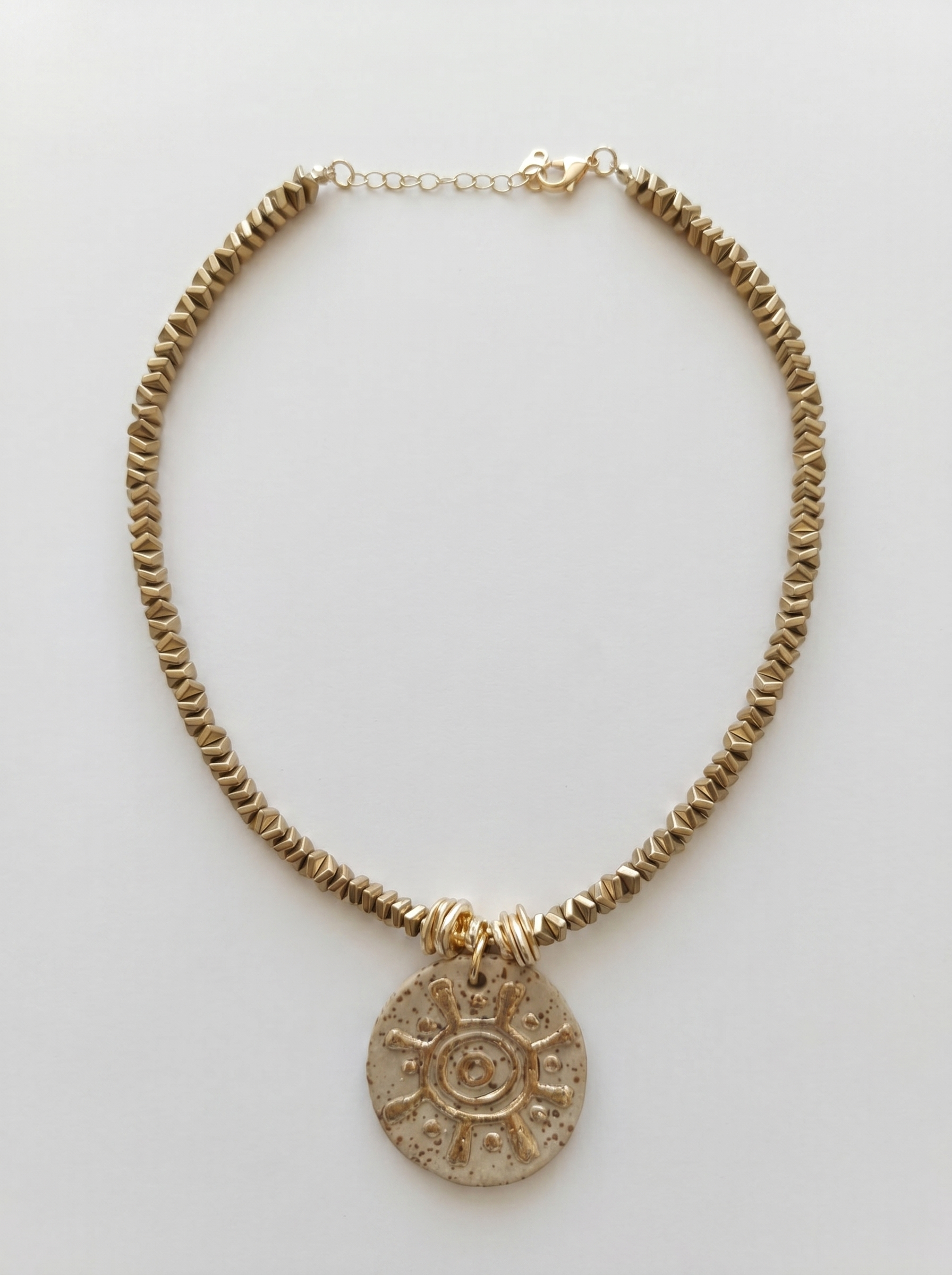 Sun Relic Seramik Uçlu Kolye