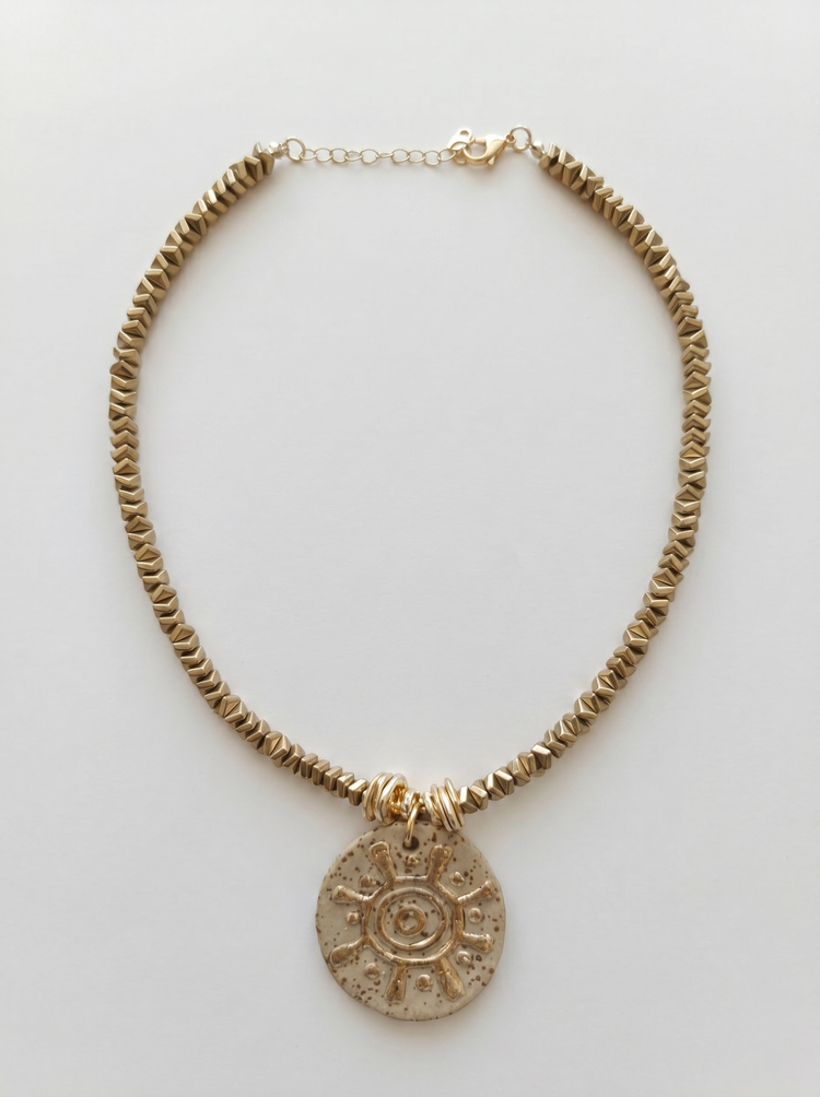 Sun Relic Seramik Uçlu Kolye